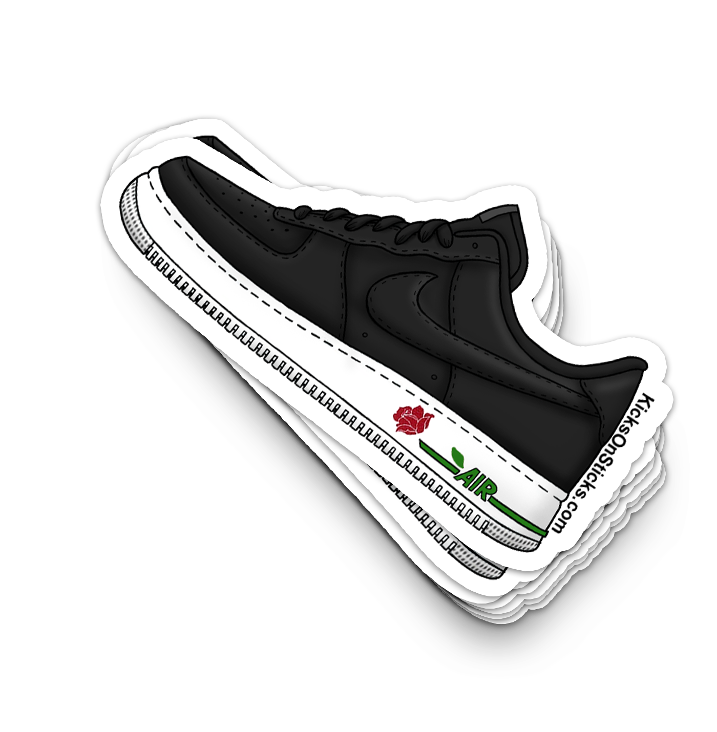 Air Force 1 Low "Black Bag Have A Nice Day" Sneaker Sticker