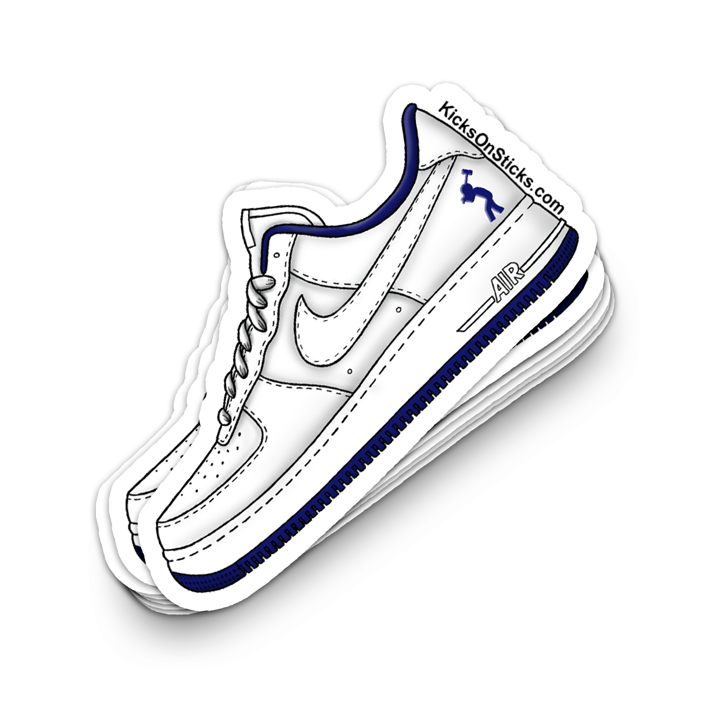 Air Force 1 Low "Concrete Boys" Sneaker Sticker