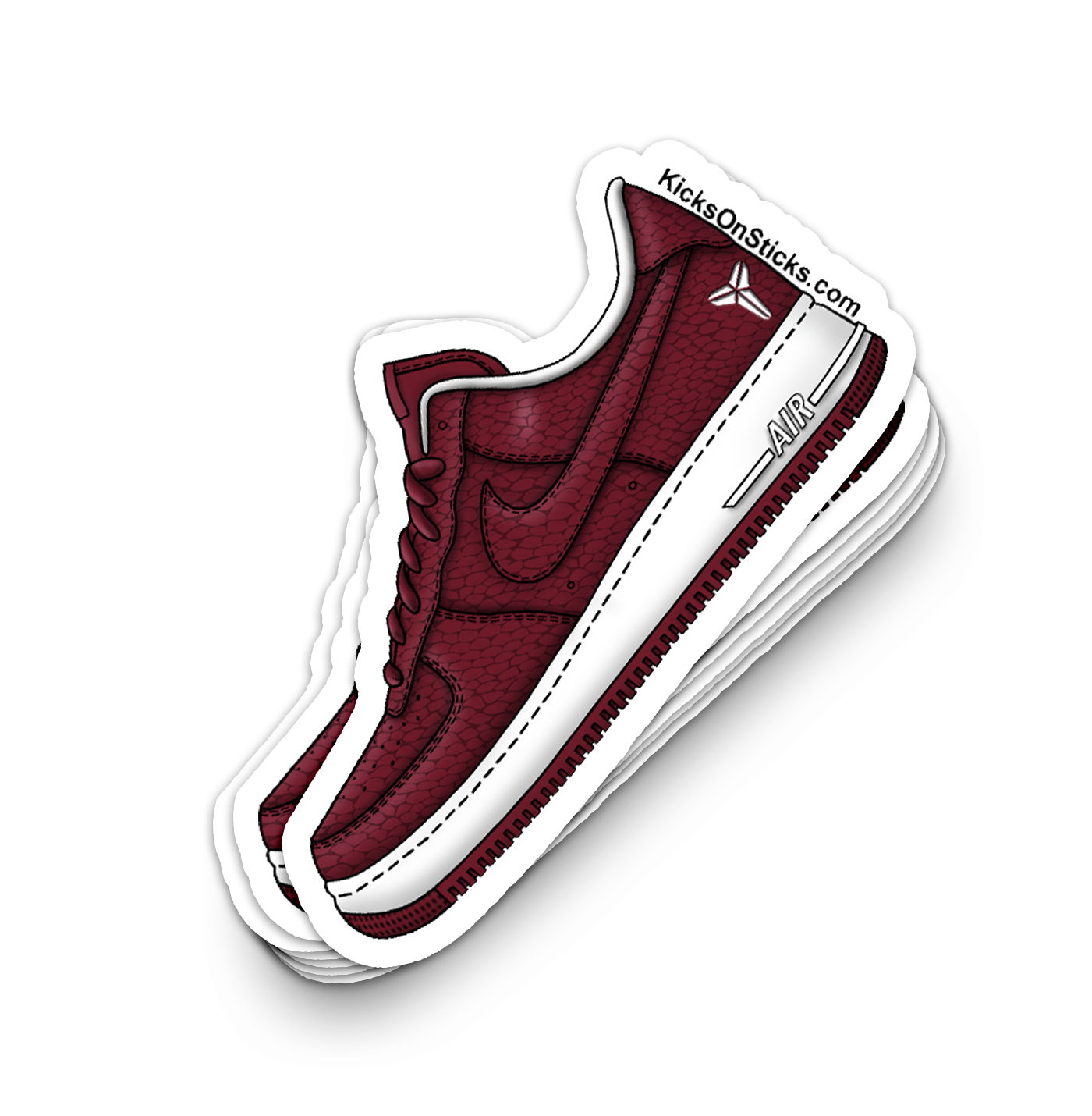 Air Force 1 Low "Kobe Merion Away" Sneaker Sticker