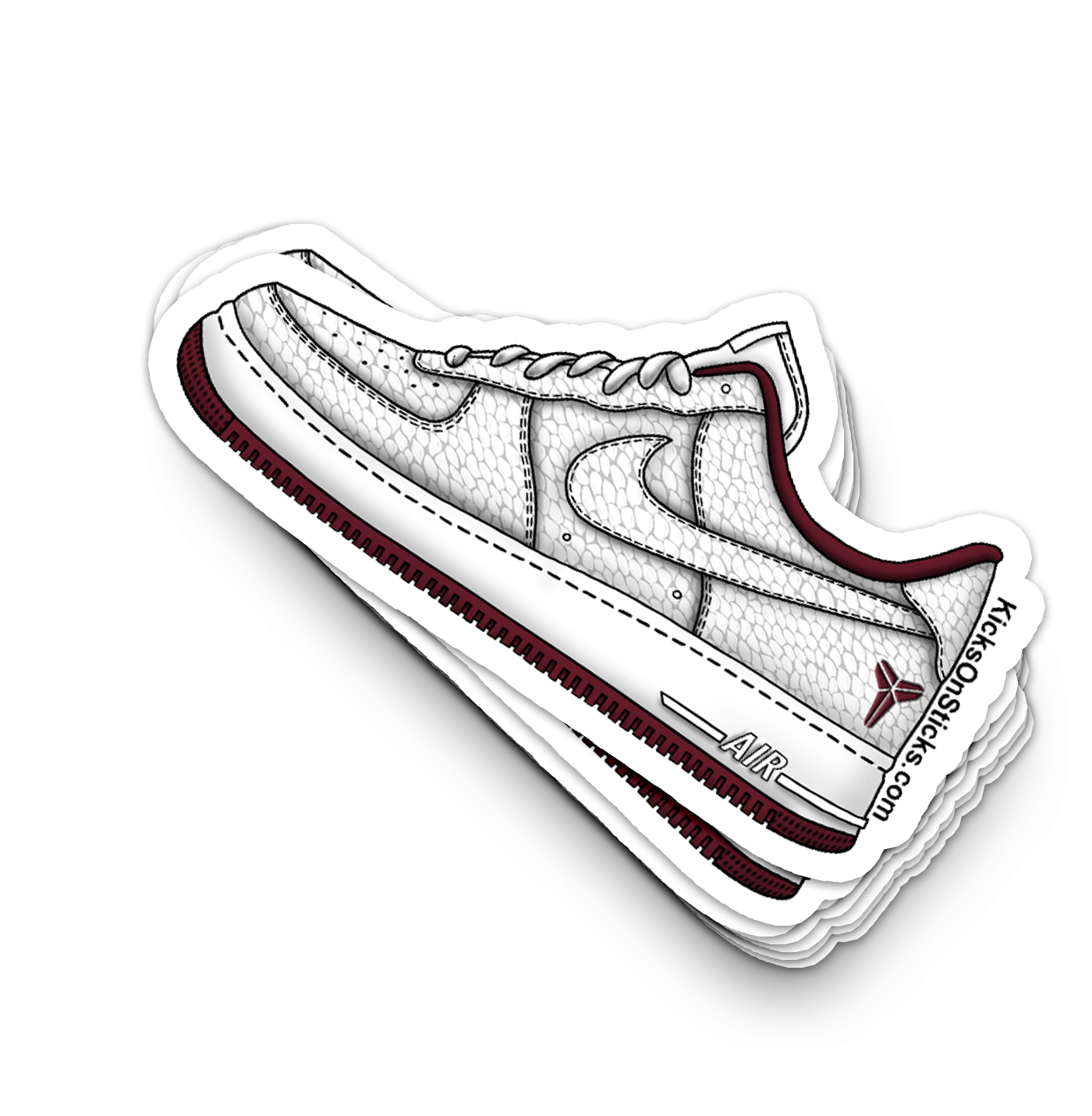 Air Force 1 Low "Kobe Merion Home" Sneaker Sticker