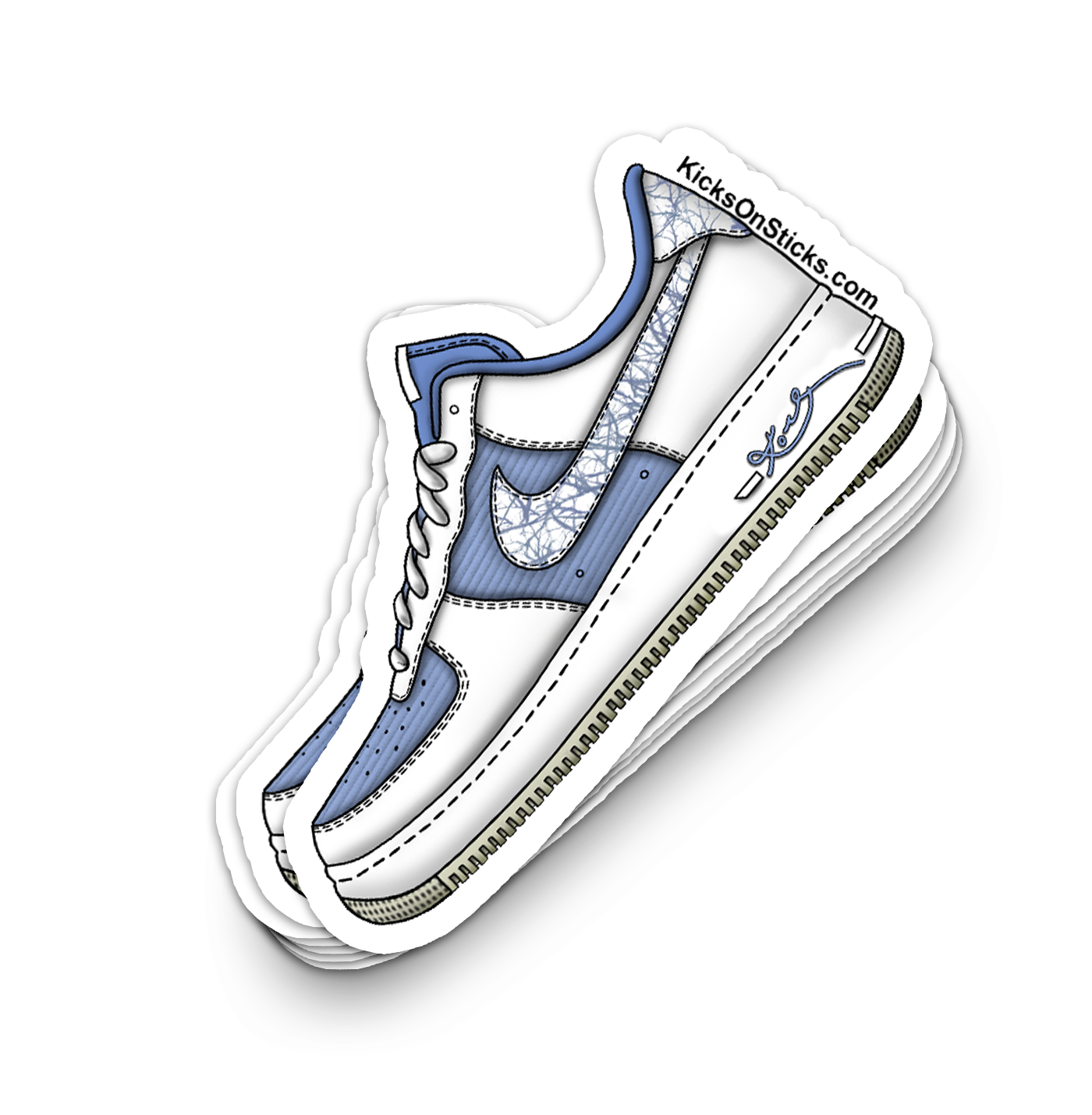 Air Force 1 Low "Kobe City of Champions" Sneaker Sticker