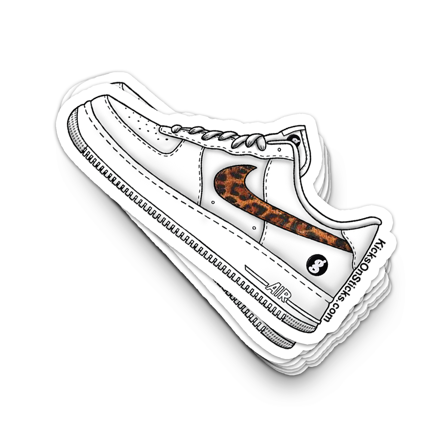 Air Force 1 Low "Supreme Goodenough" Sneaker Sticker