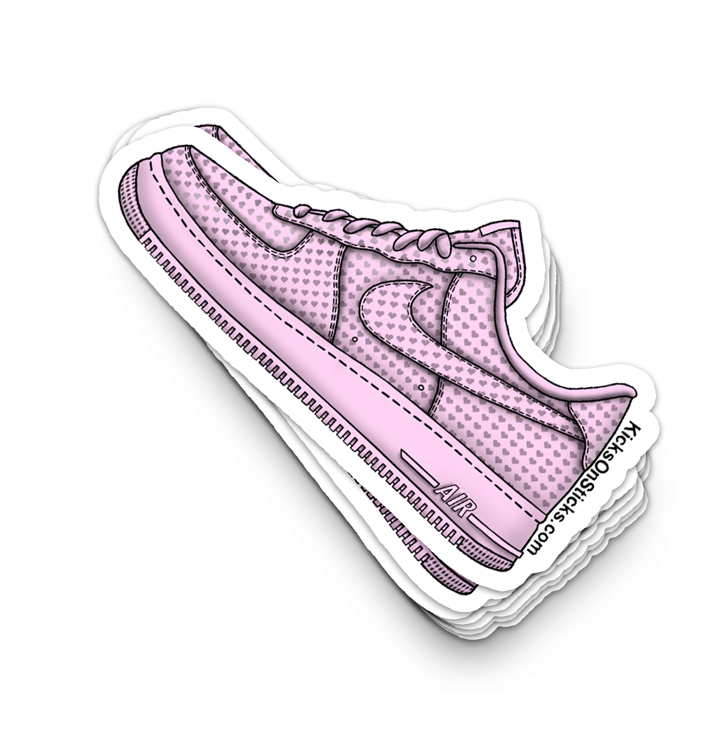 Air Force 1 Low "Valentine Day 2026 Pack Pink" Sneaker Sticker