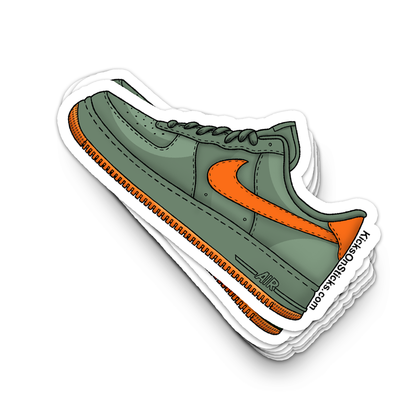 Air Force 1 Low "Wet Putty 2.0" Sneaker Sticker
