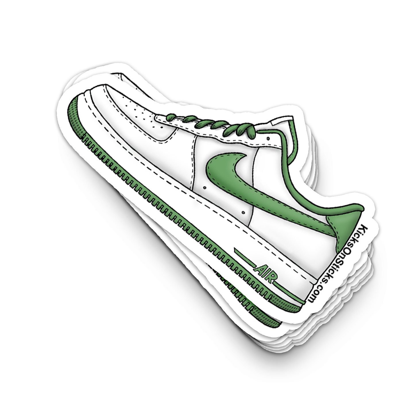 Air Force 1 Low "White Chlorophyll" Sneaker Sticker