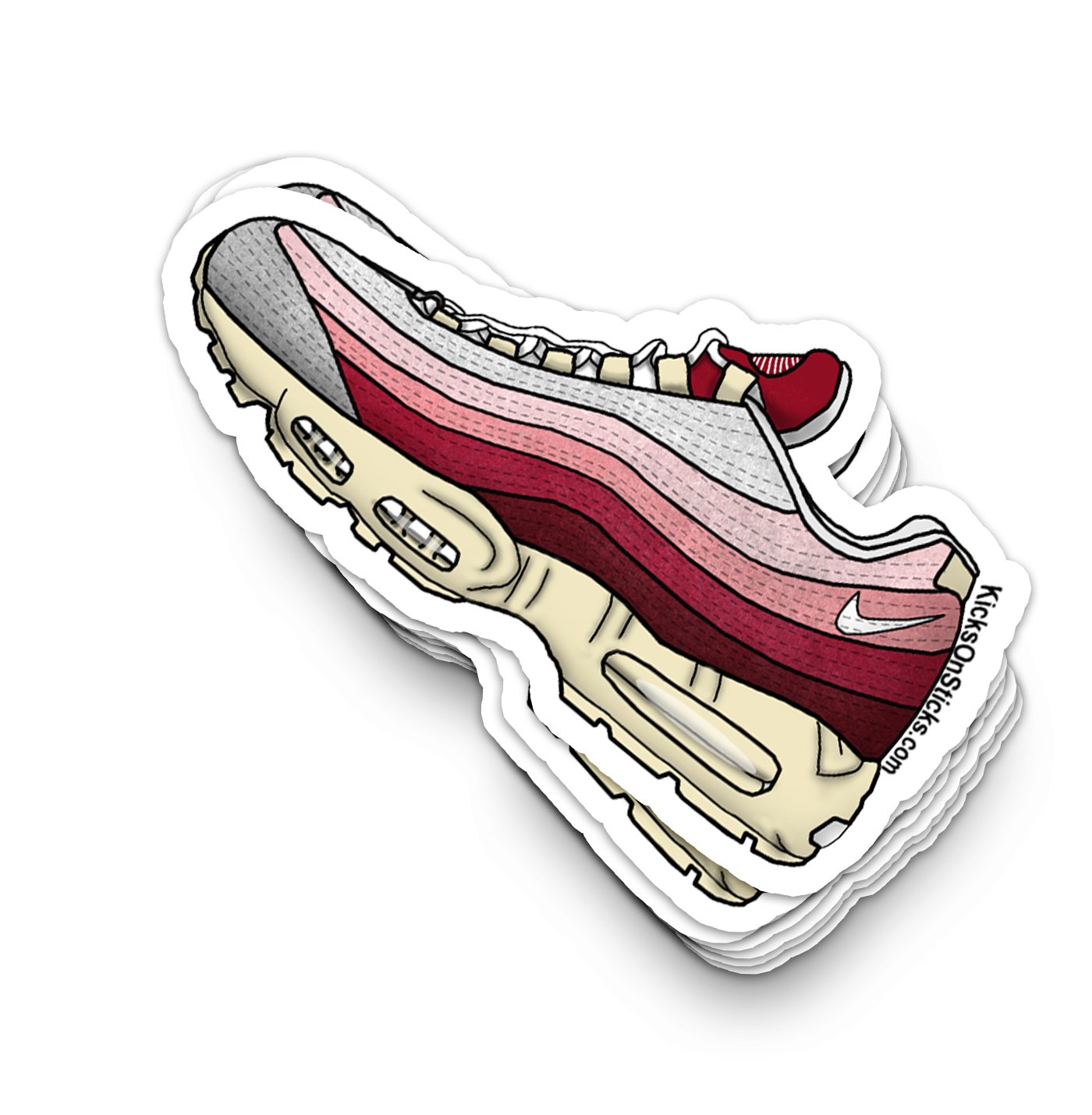 Air Max 95 "Anatomy Flesh" Sneaker Sticker