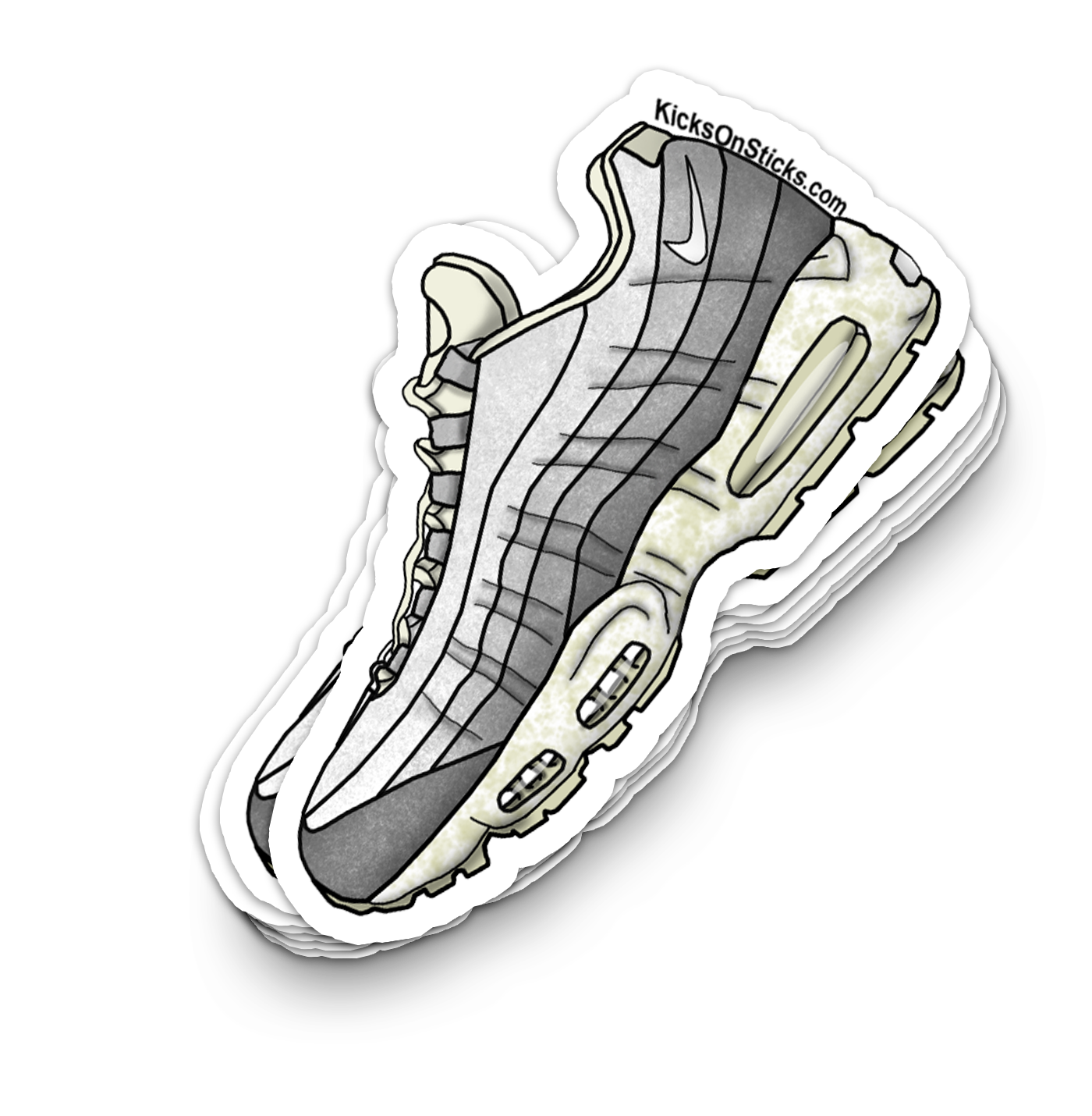 Air Max 95 "Anatomy Skeletal" Sneaker Sticker