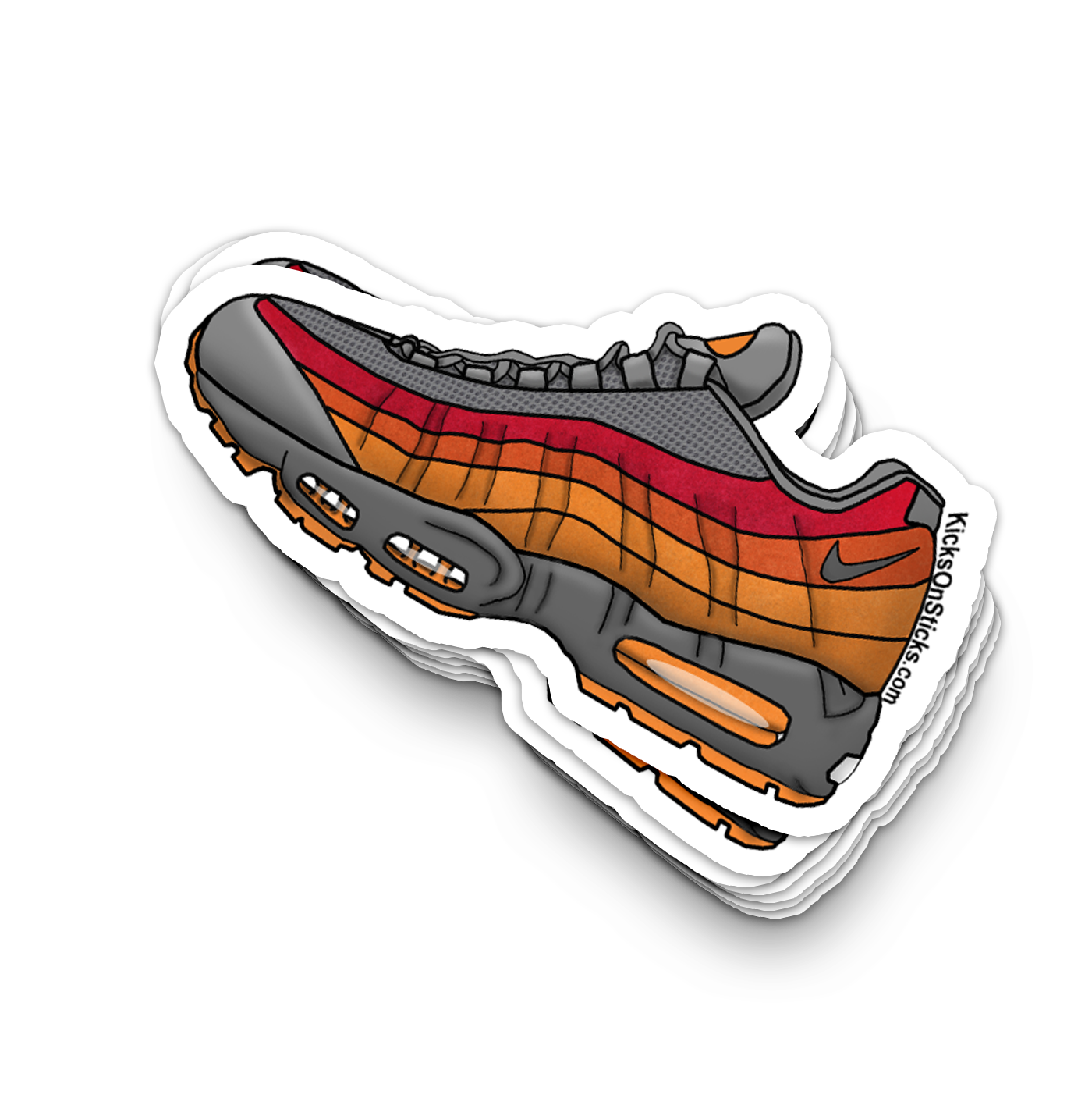 Air Max 95 "Atlanta" Sneaker Sticker