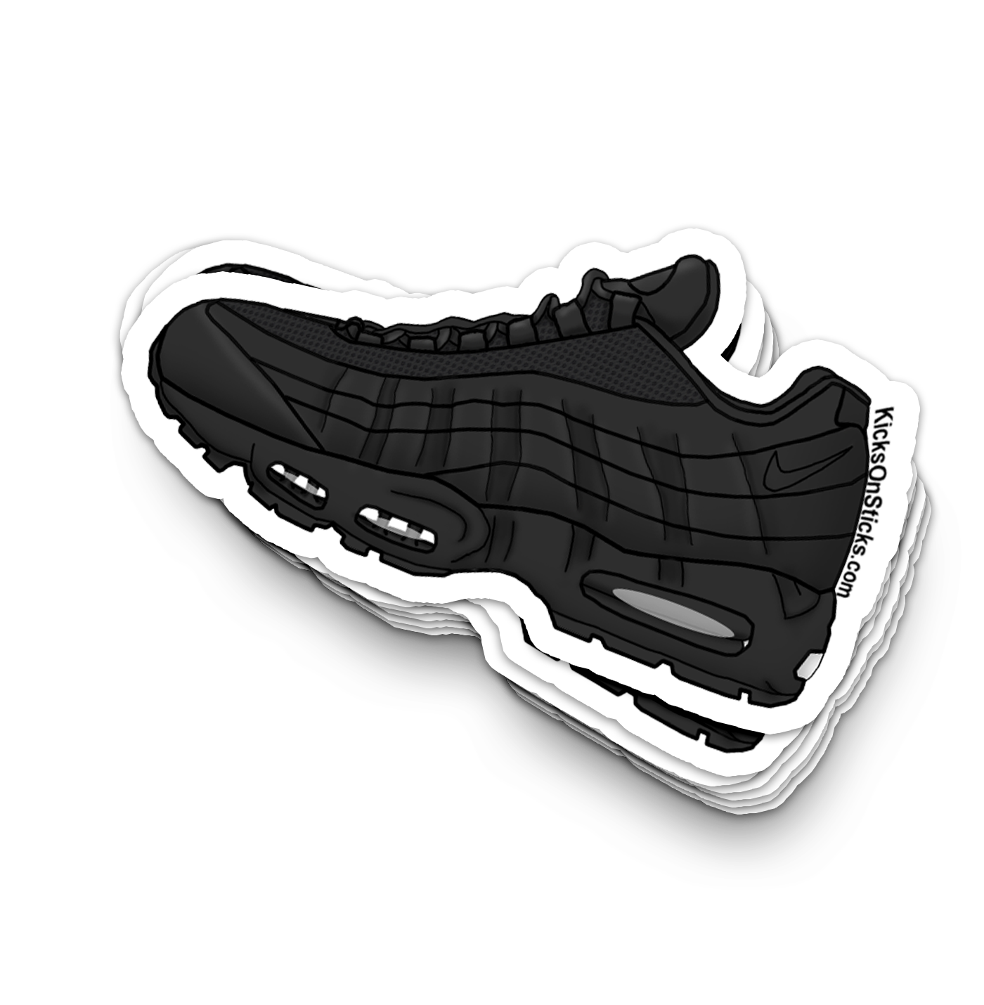 Air Max 95 "Essential Black" Sneaker Sticker