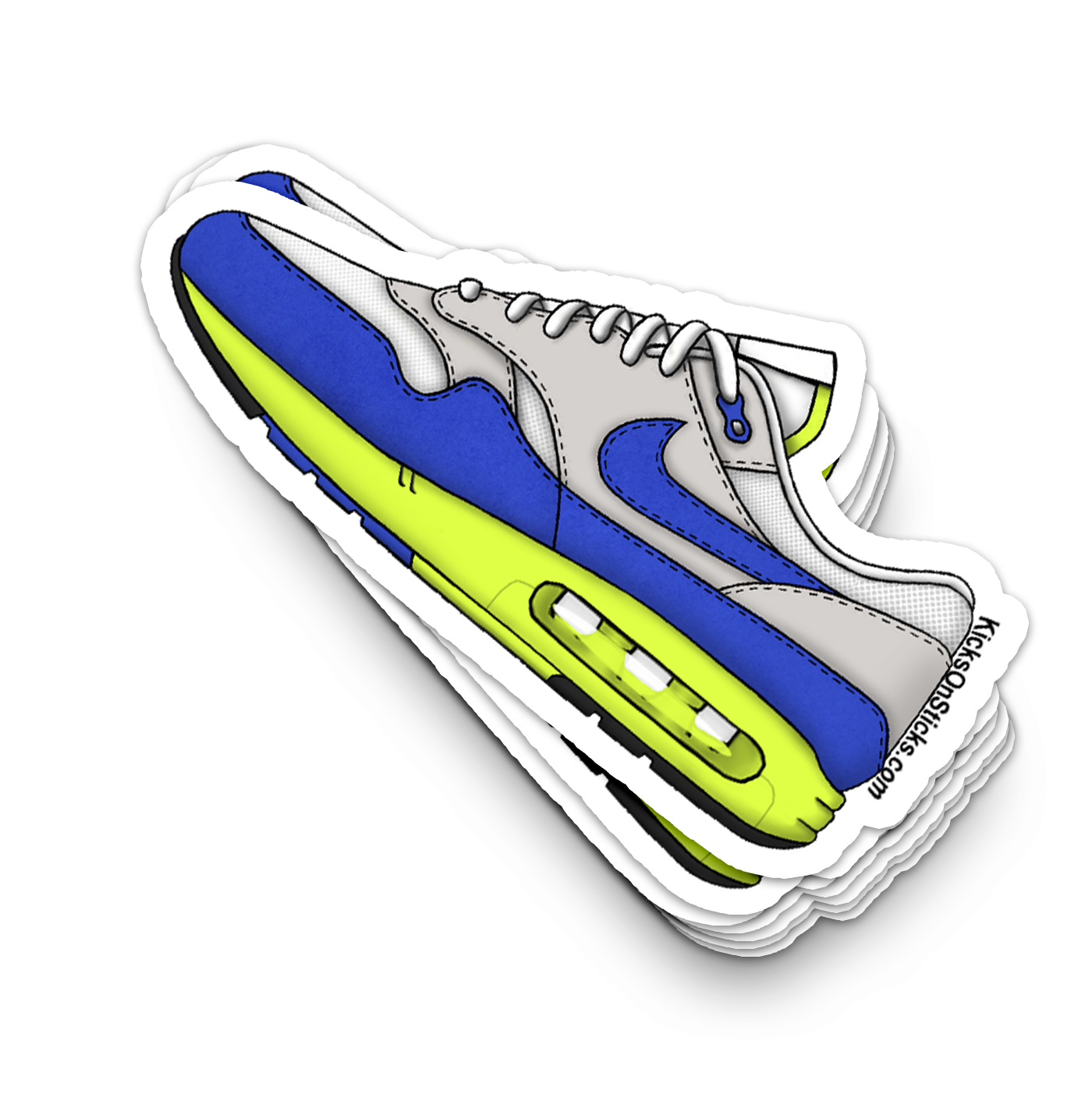 Air Max 1 "Big Bubble Royal AMD 24" Sneaker Sticker