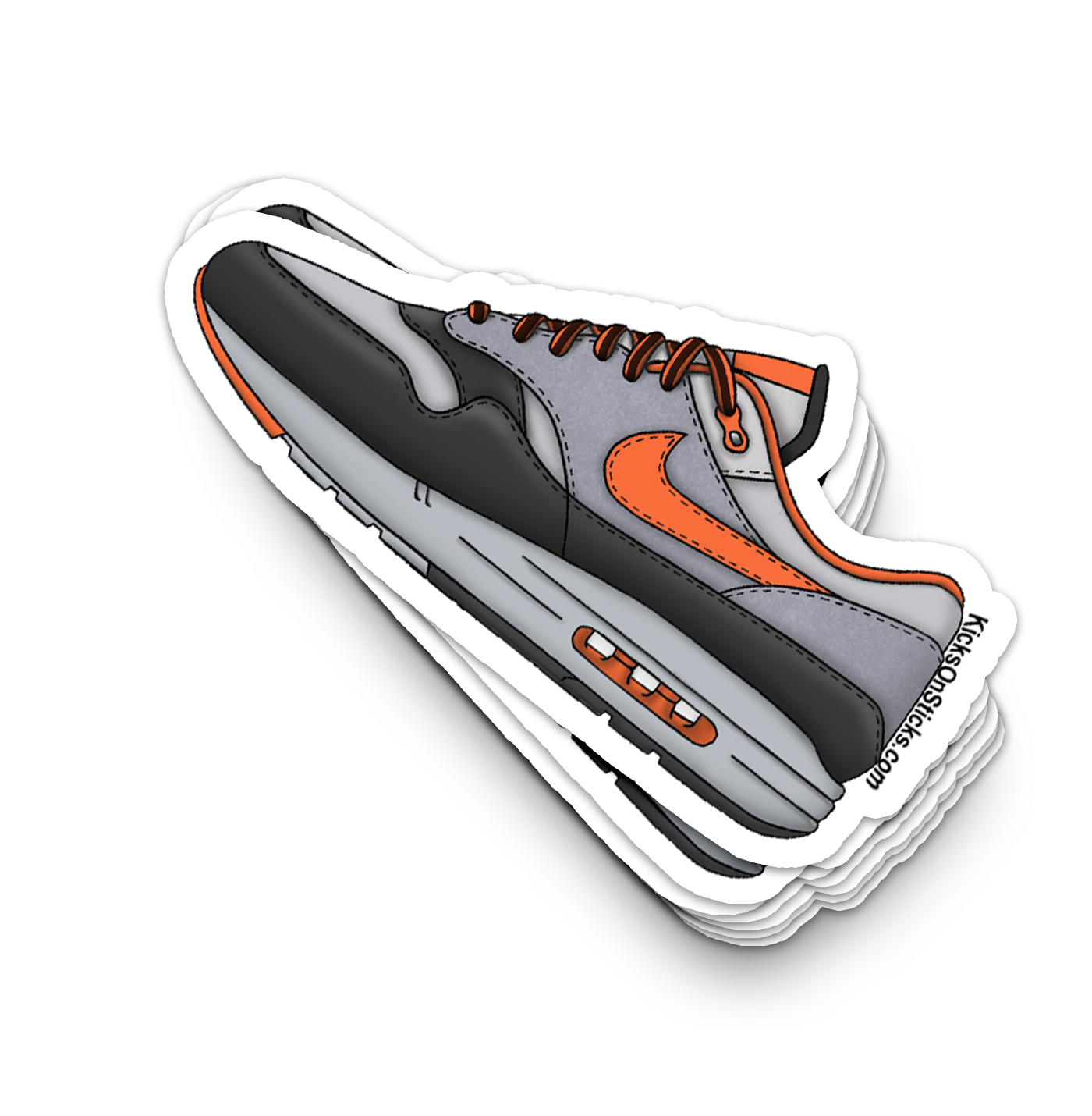 Air Max 1 "Huf Orange" Sneaker Sticker