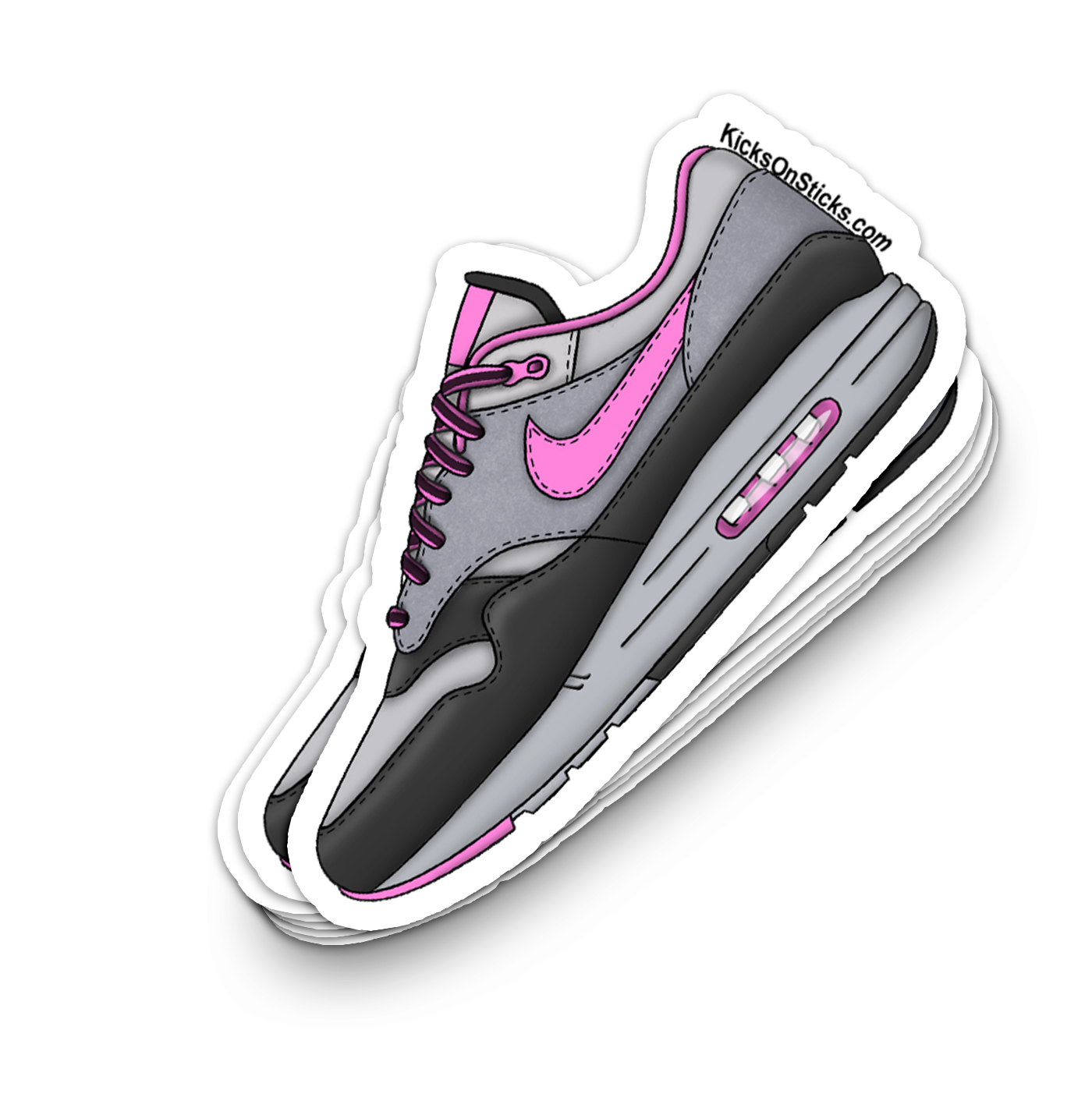 Air Max 1 "Huf Pink" Sneaker Sticker