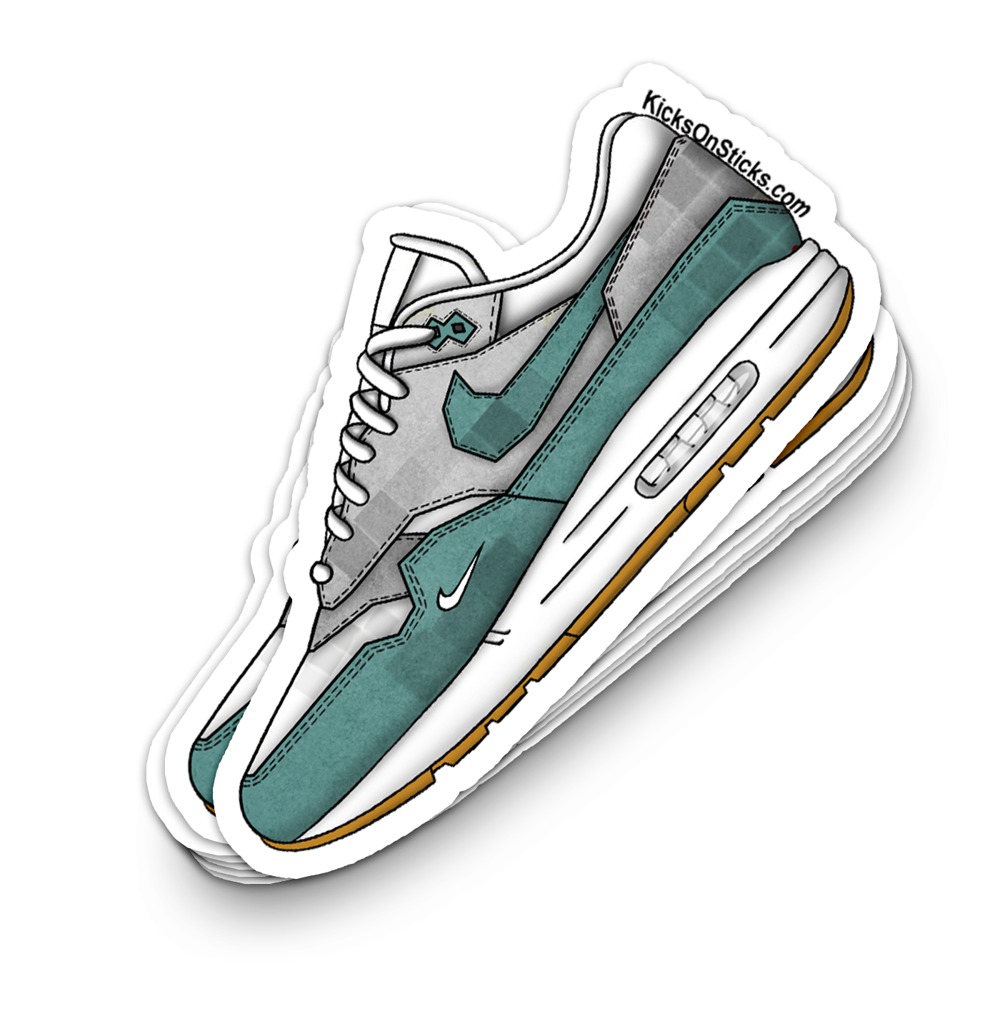 Air Max 1 "Poly Adventure" Sneaker Sticker