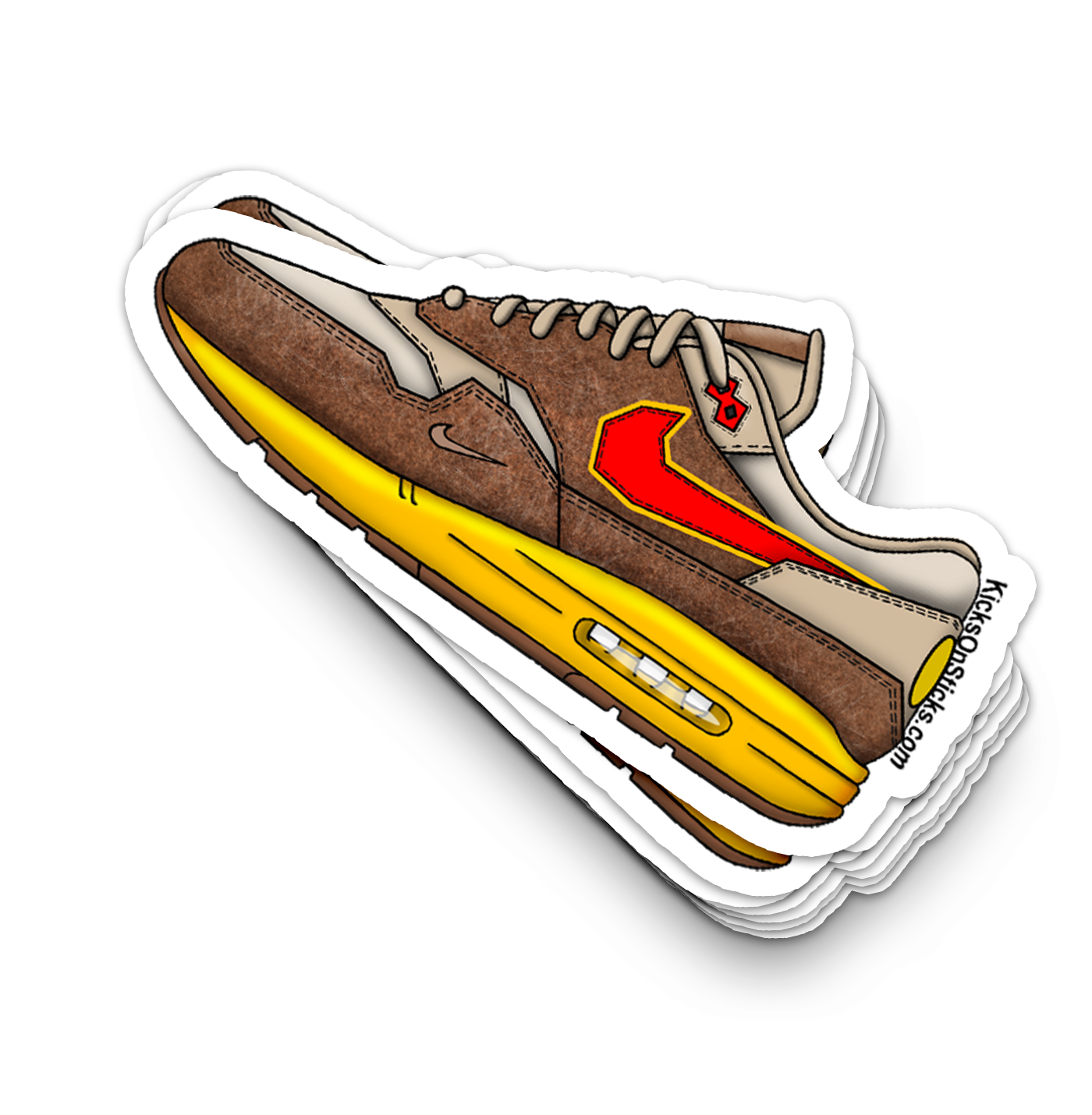 Air Max 1 "Big Head Origins" Sneaker Sticker