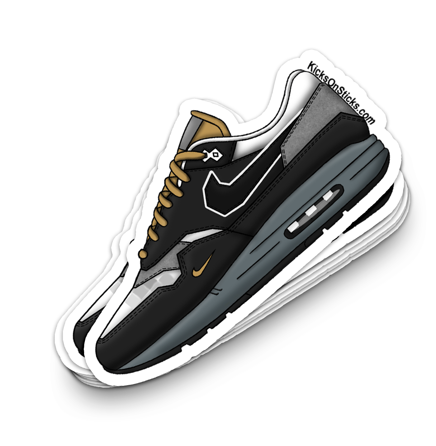 Air Max 1 "Poly Big Head Mode" Sneaker Sticker