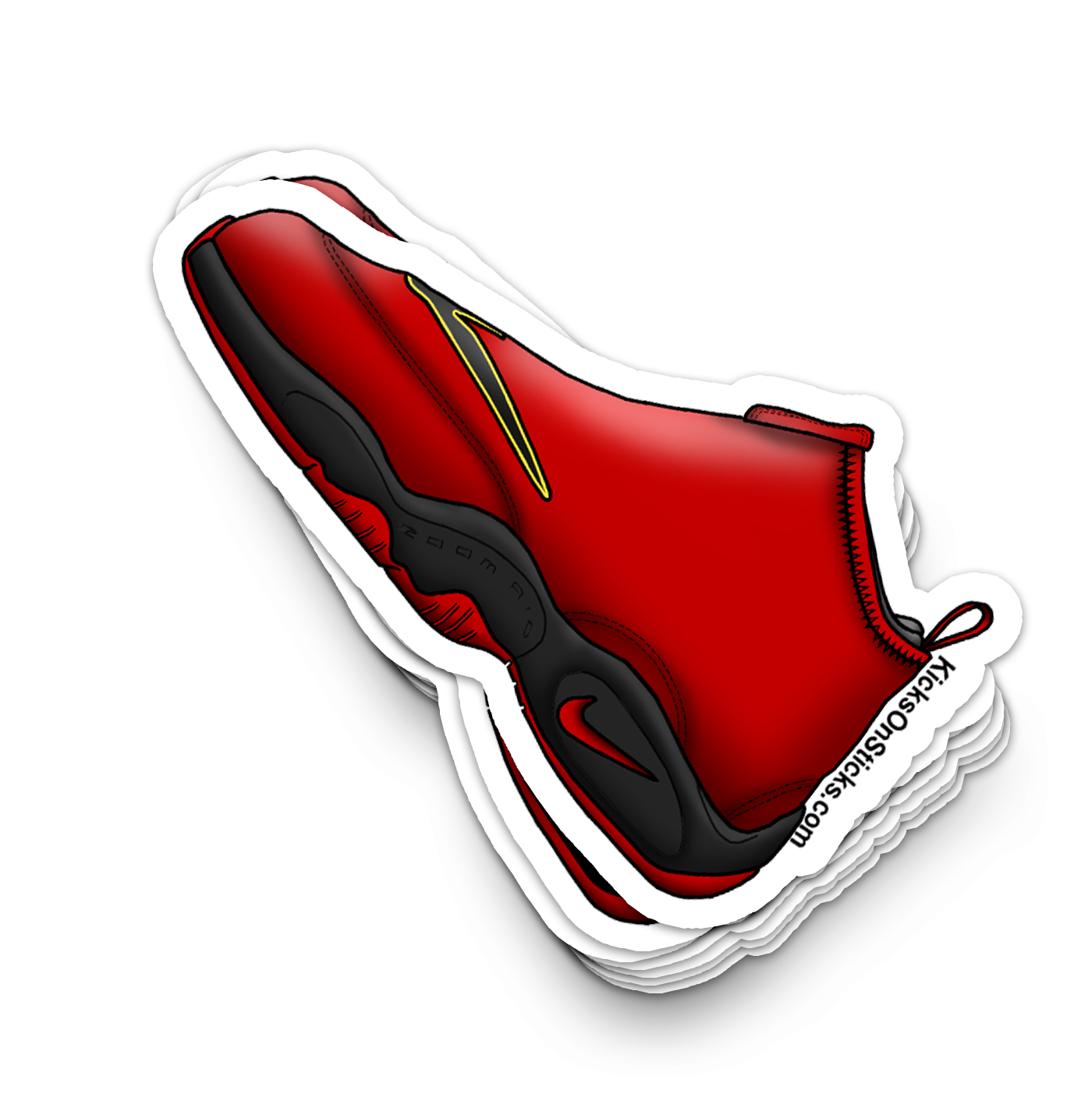 Air Zoom Glove "Miami Heat" Sneaker Sticker