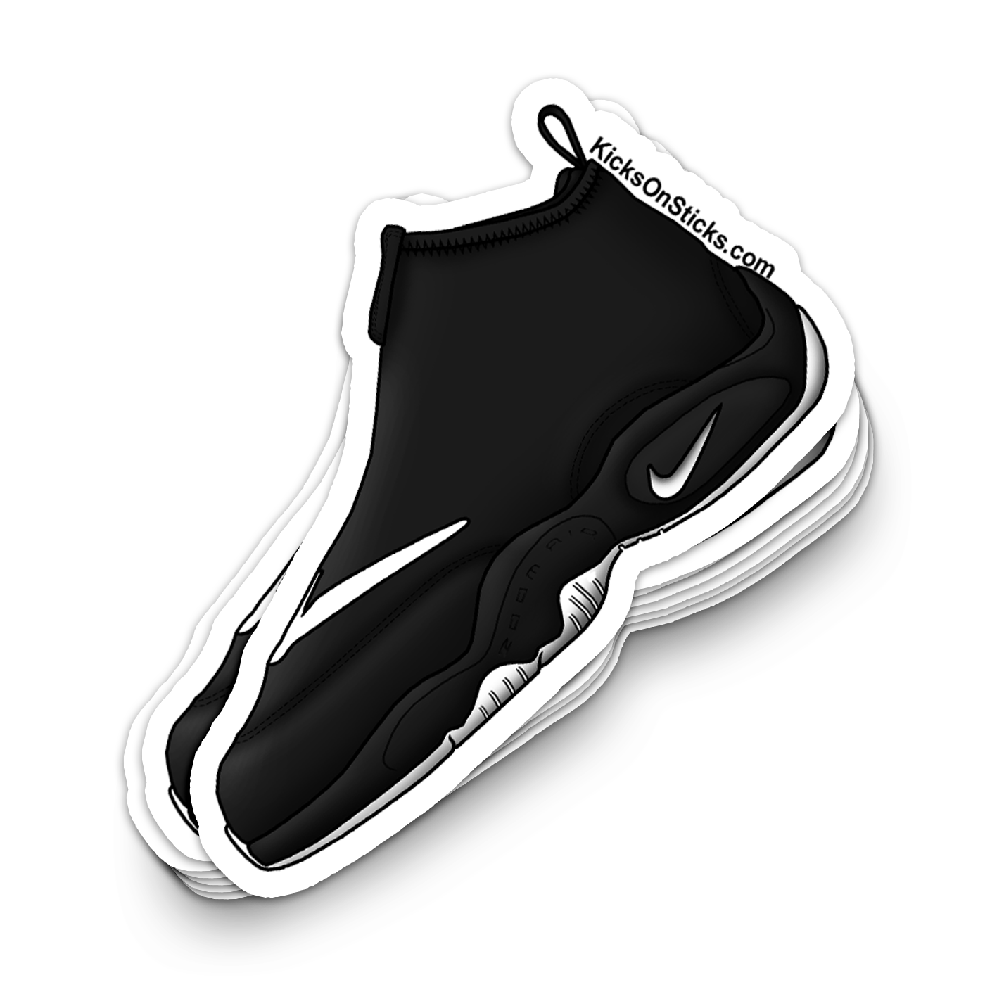 Air Zoom Glove "OG Black White" Sneaker Sticker