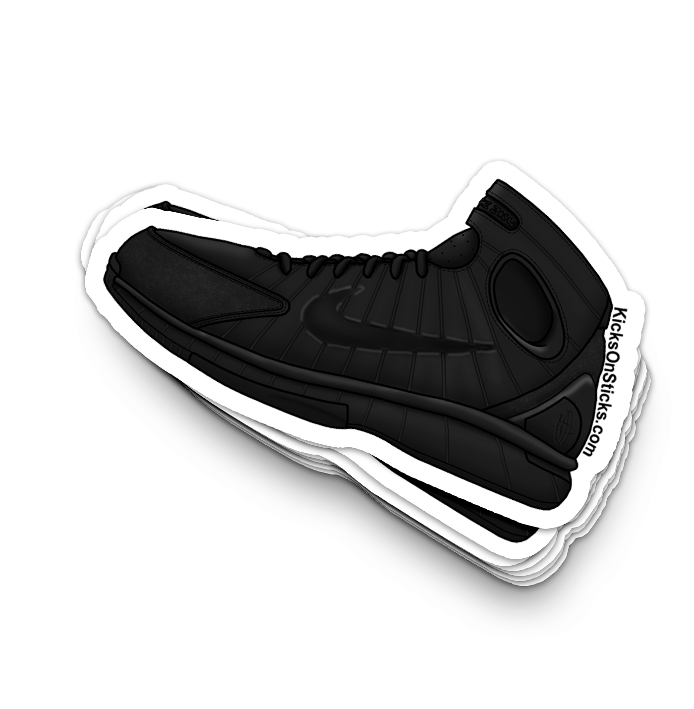 Air Zoom Huarache 2K4 "Black" Sneaker Sticker