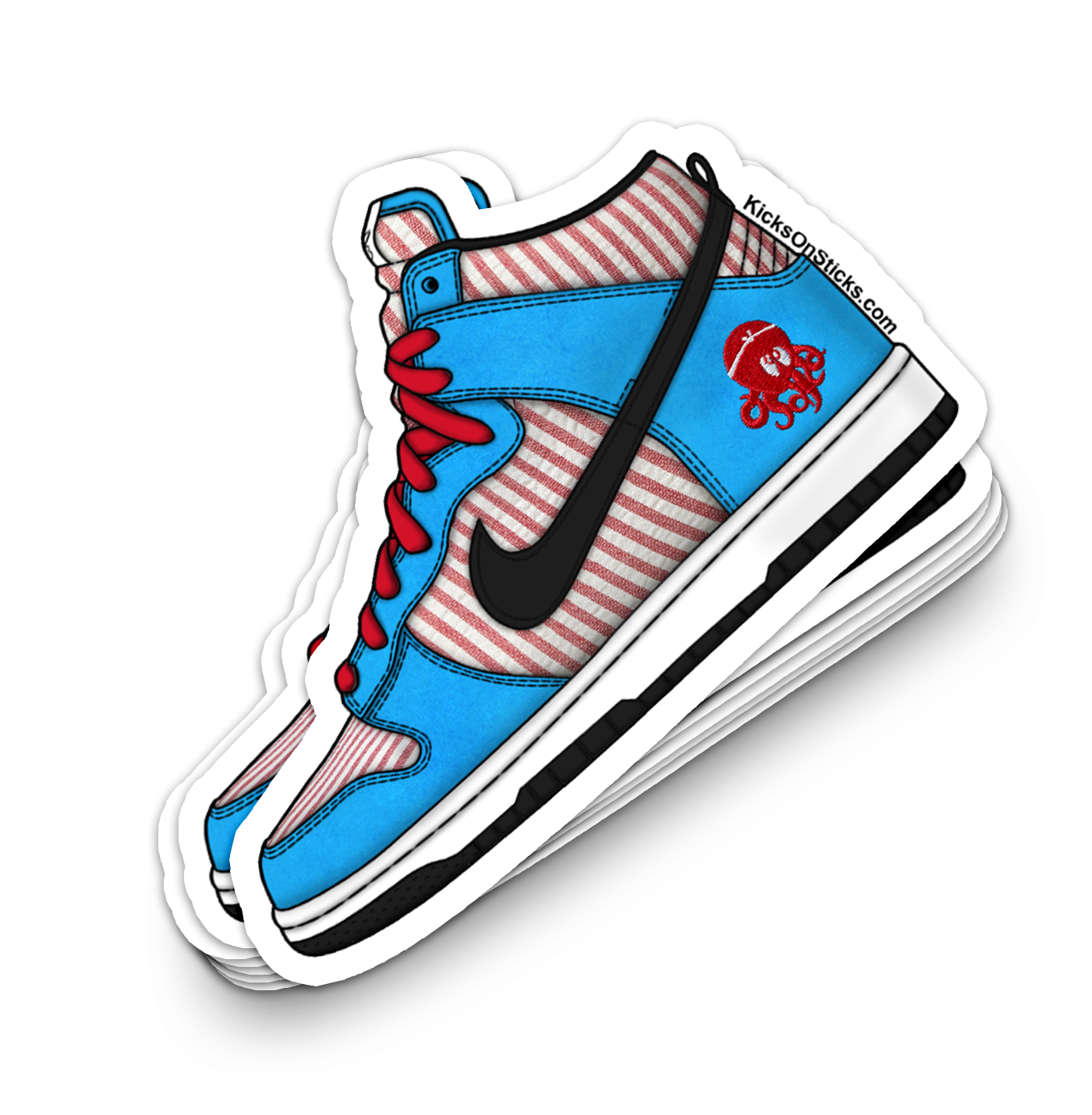 Dunk High "Japan Dotonbori Octopus" Sneaker Sticker