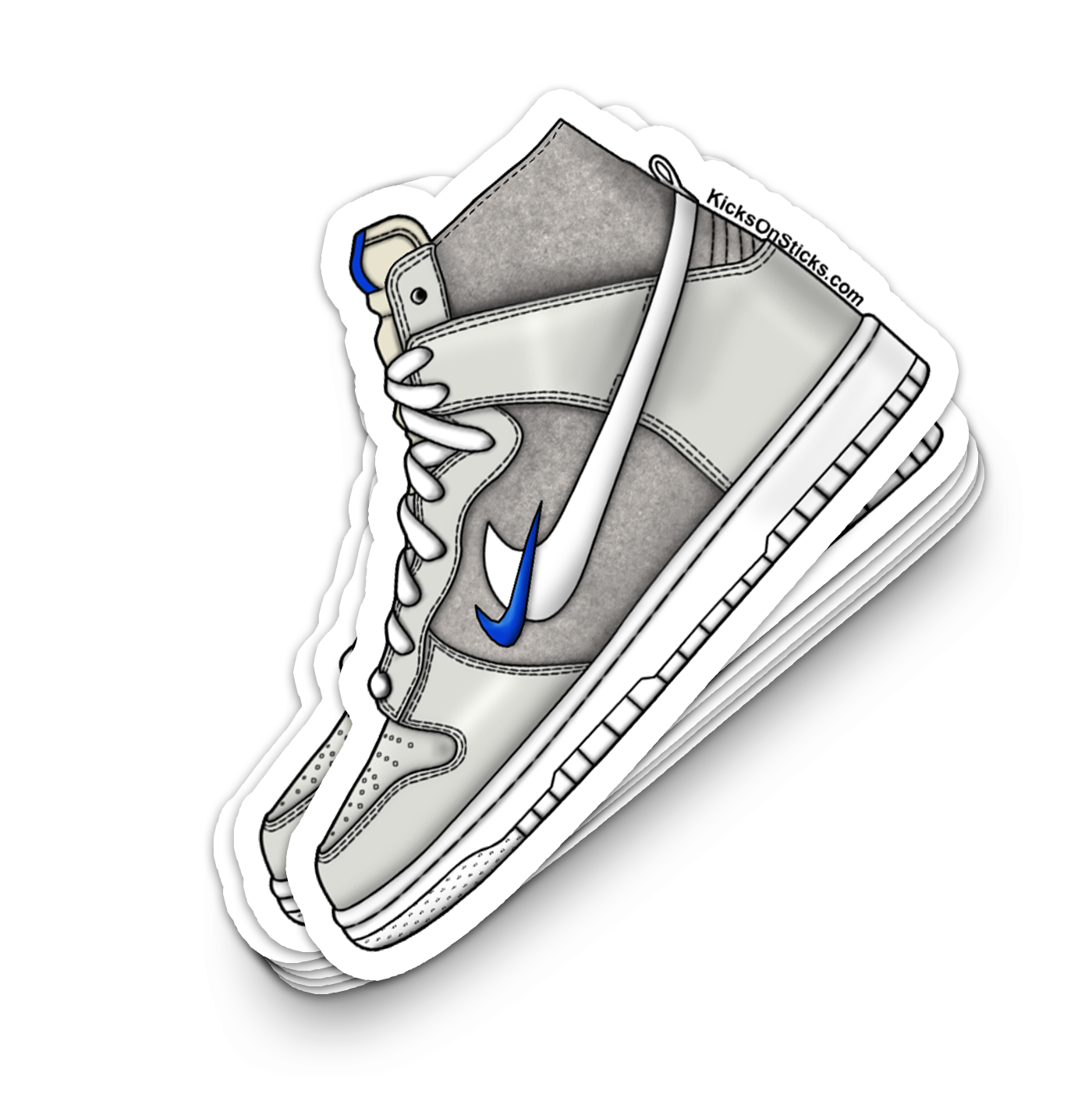 SB Dunk High "Soulland" Sneaker Sticker