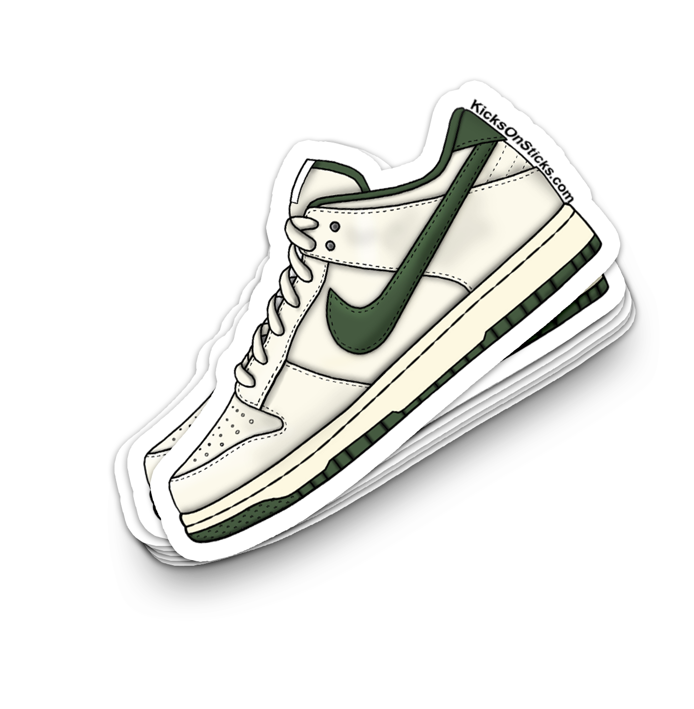 Dunk Low "Coconut Jungle Athletic Department" Sneaker Sticker