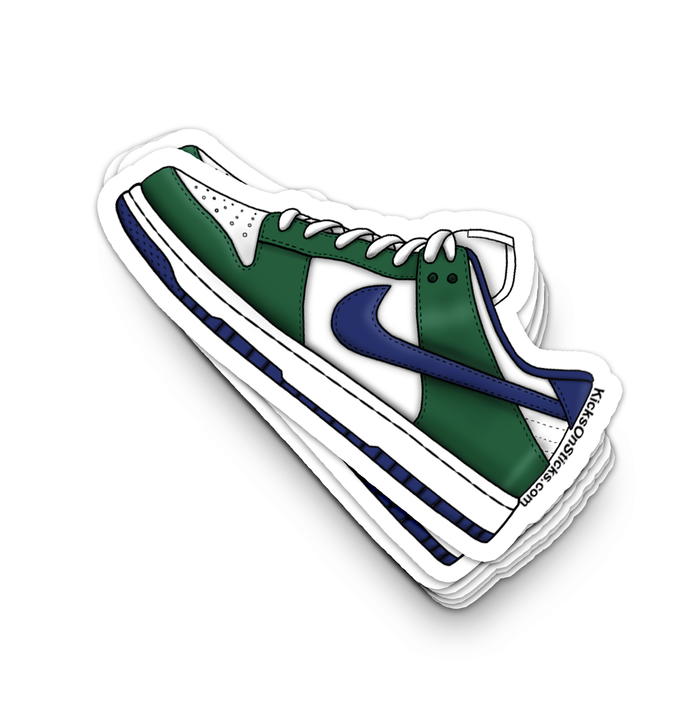 Dunk Low "Fir Midnight Navy" Sneaker Sticker