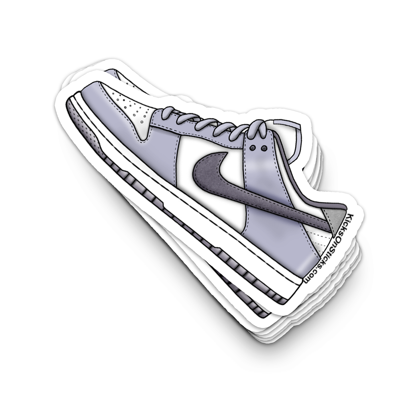Dunk Low "Light Carbon" Sneaker Sticker
