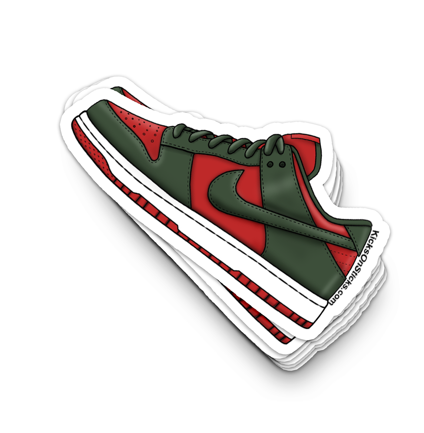Dunk Low "Mystic Red Cargo" Sneaker Sticker
