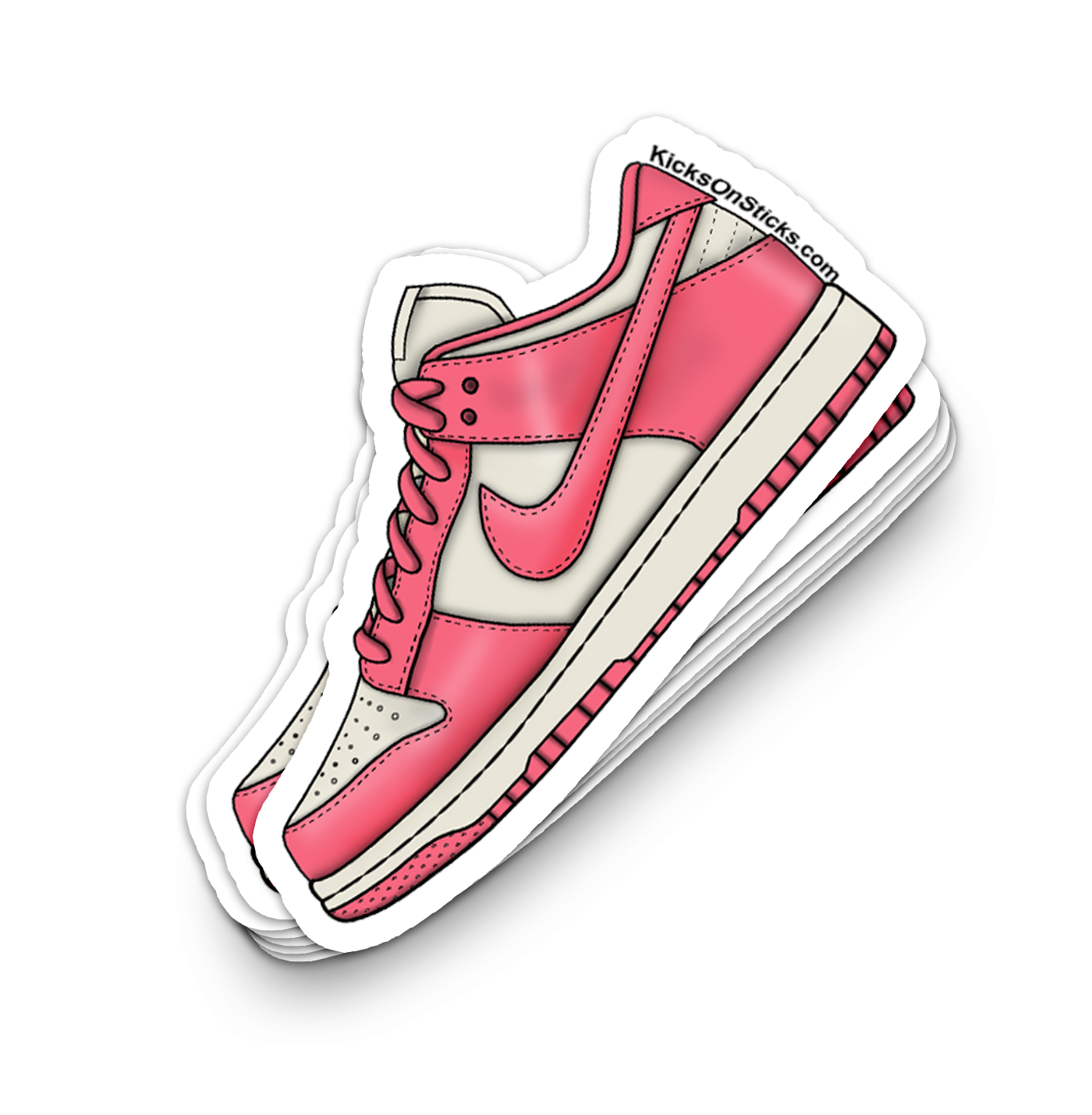 Dunk Low "NN Aster Pink" Sneaker Sticker