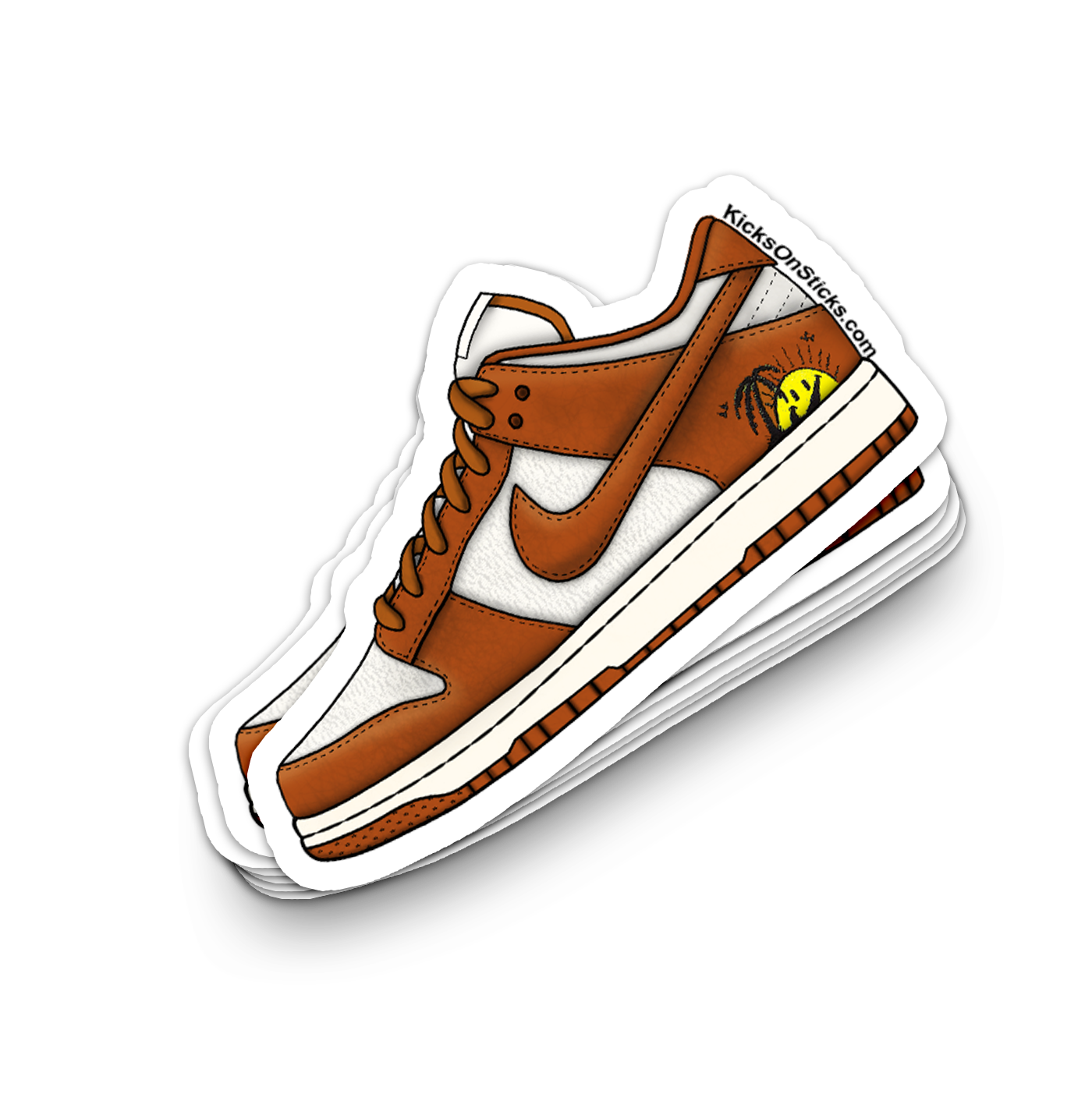 Dunk Low "Sun Club Henna" Sneaker Sticker