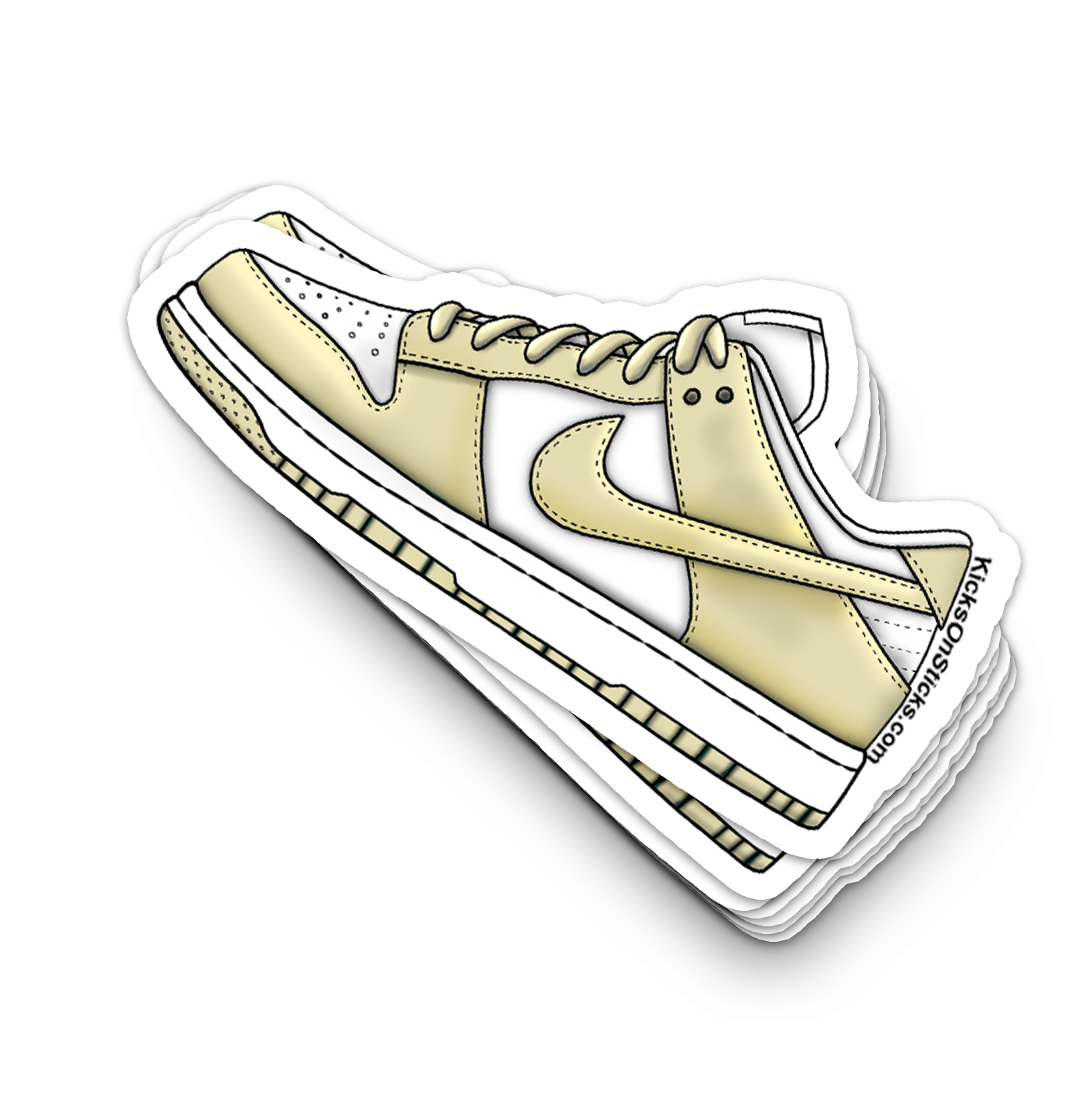 Dunk Low "Team Gold" Sneaker Sticker