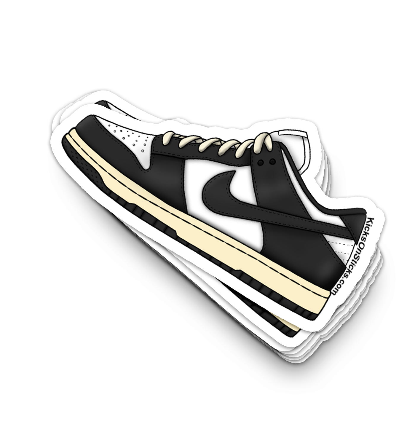 Dunk Low "Vintage Panda" Sneaker Sticker