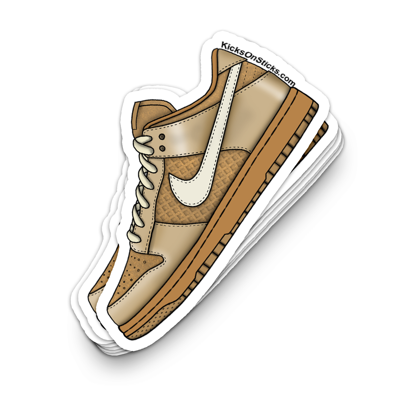 Dunk Low "Waffle" Sneaker Sticker