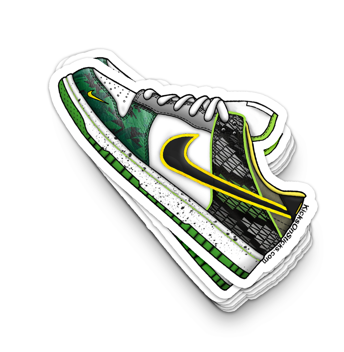 Dunk Low "What The Duck Away" Sneaker Sticker