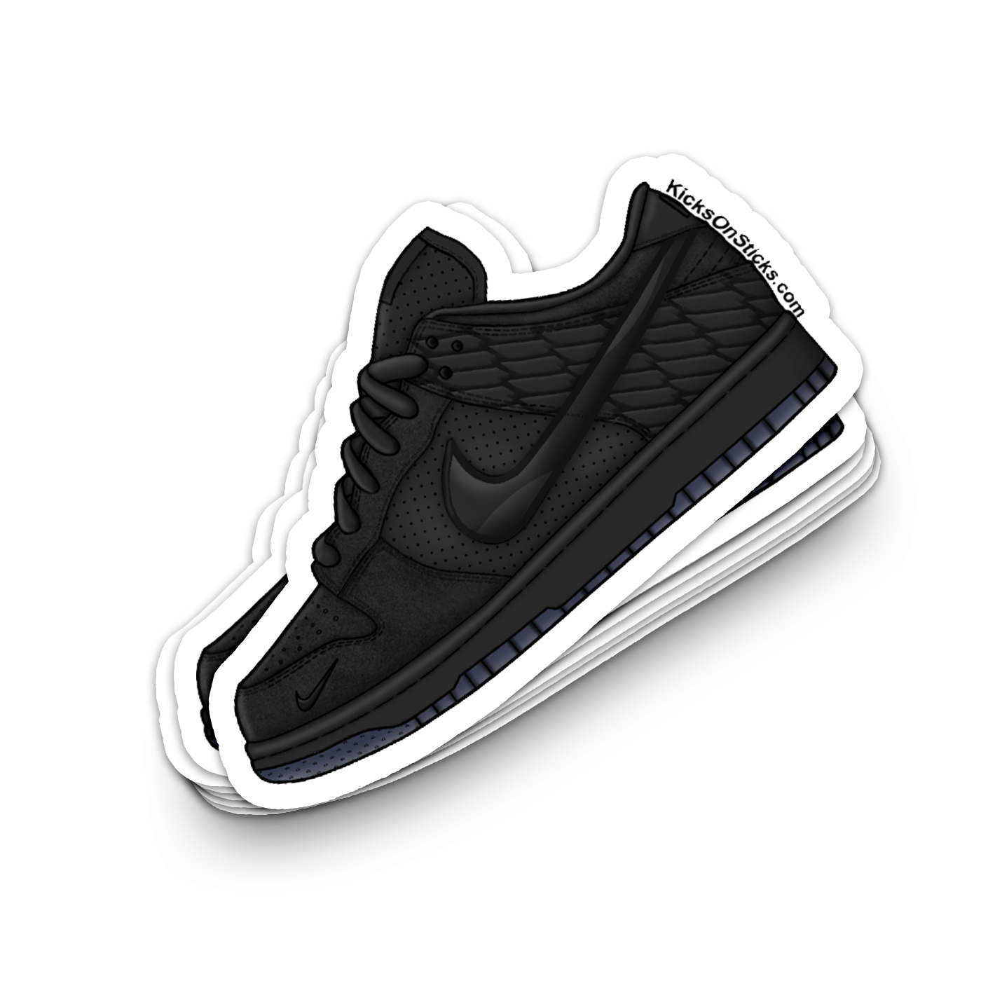 Dunk Low "What The Duck Black" Sneaker Sticker