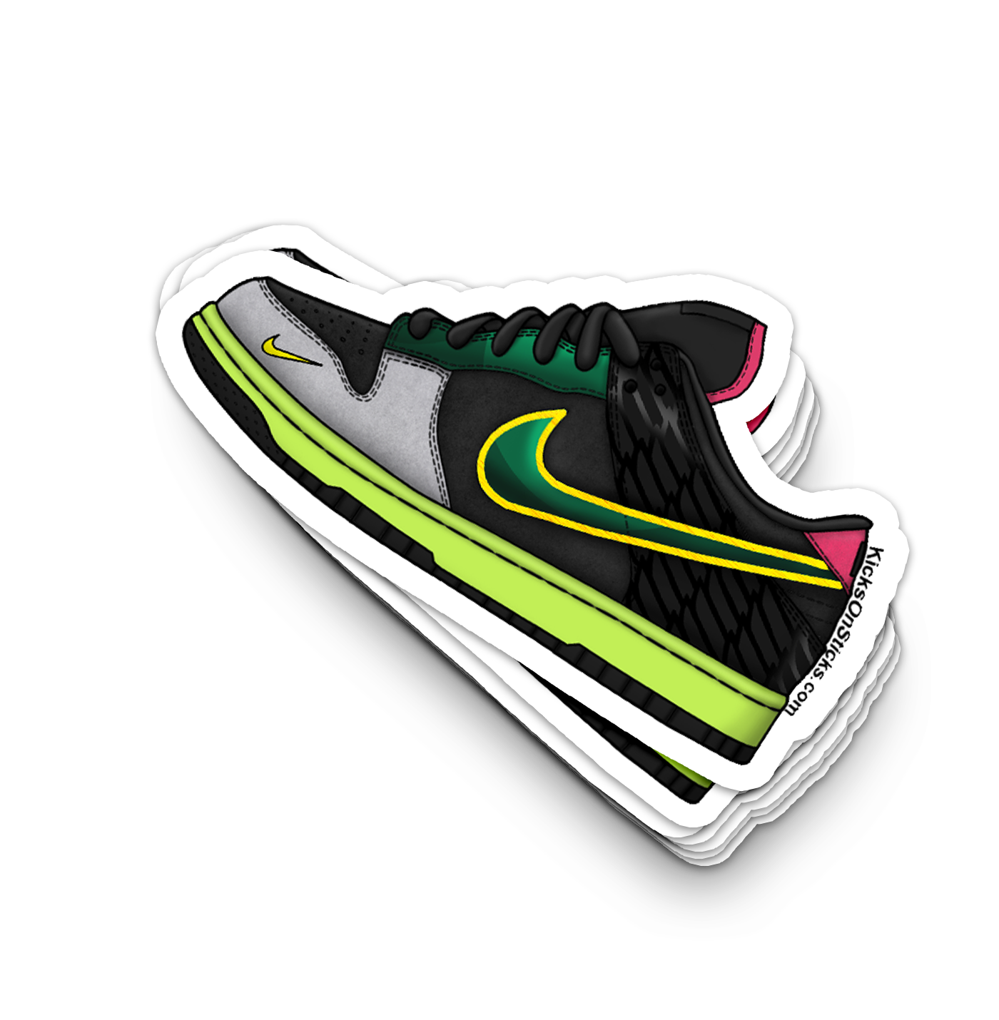 Dunk Low "What The Duck Home" Sneaker Sticker