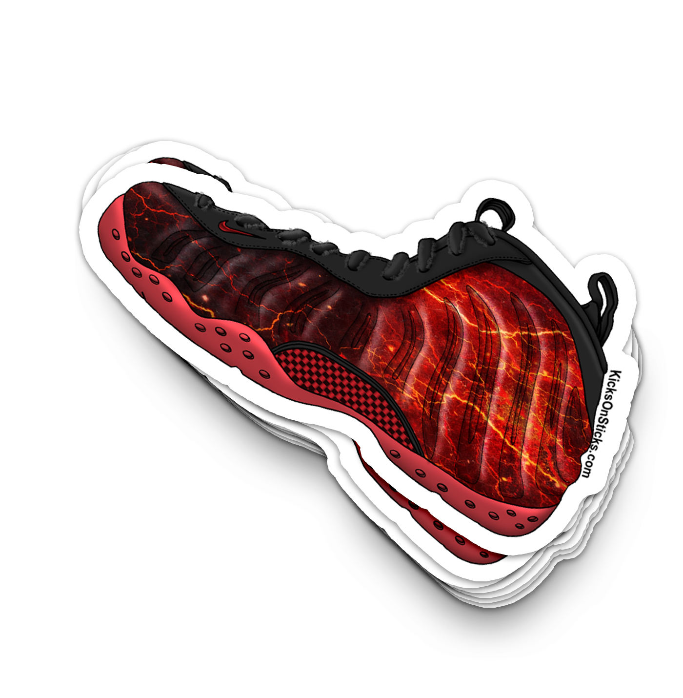 Foamposite "Stranger Things" Sneaker Sticker