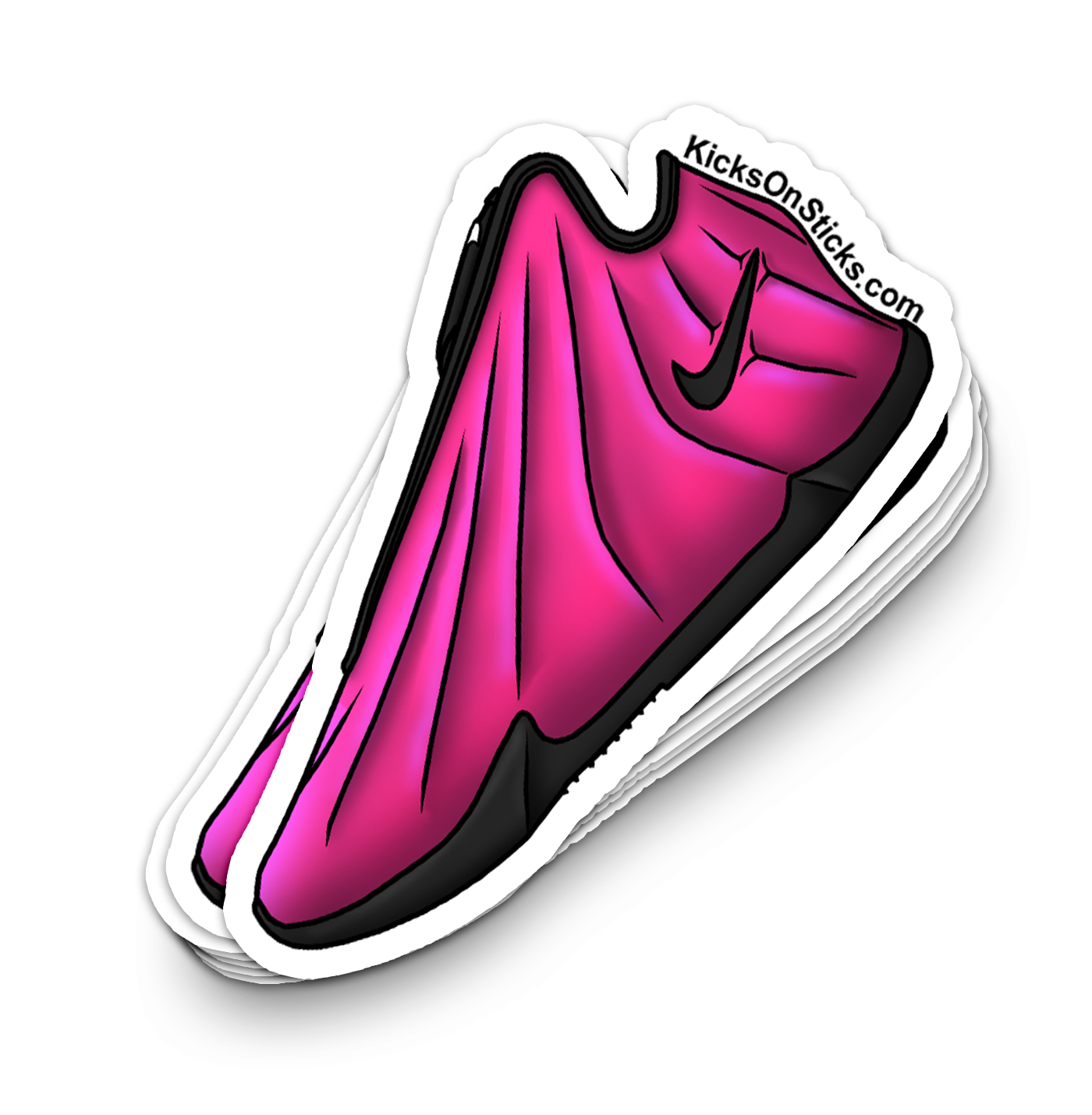 GT Future "Hyper Pink" Sneaker Sticker