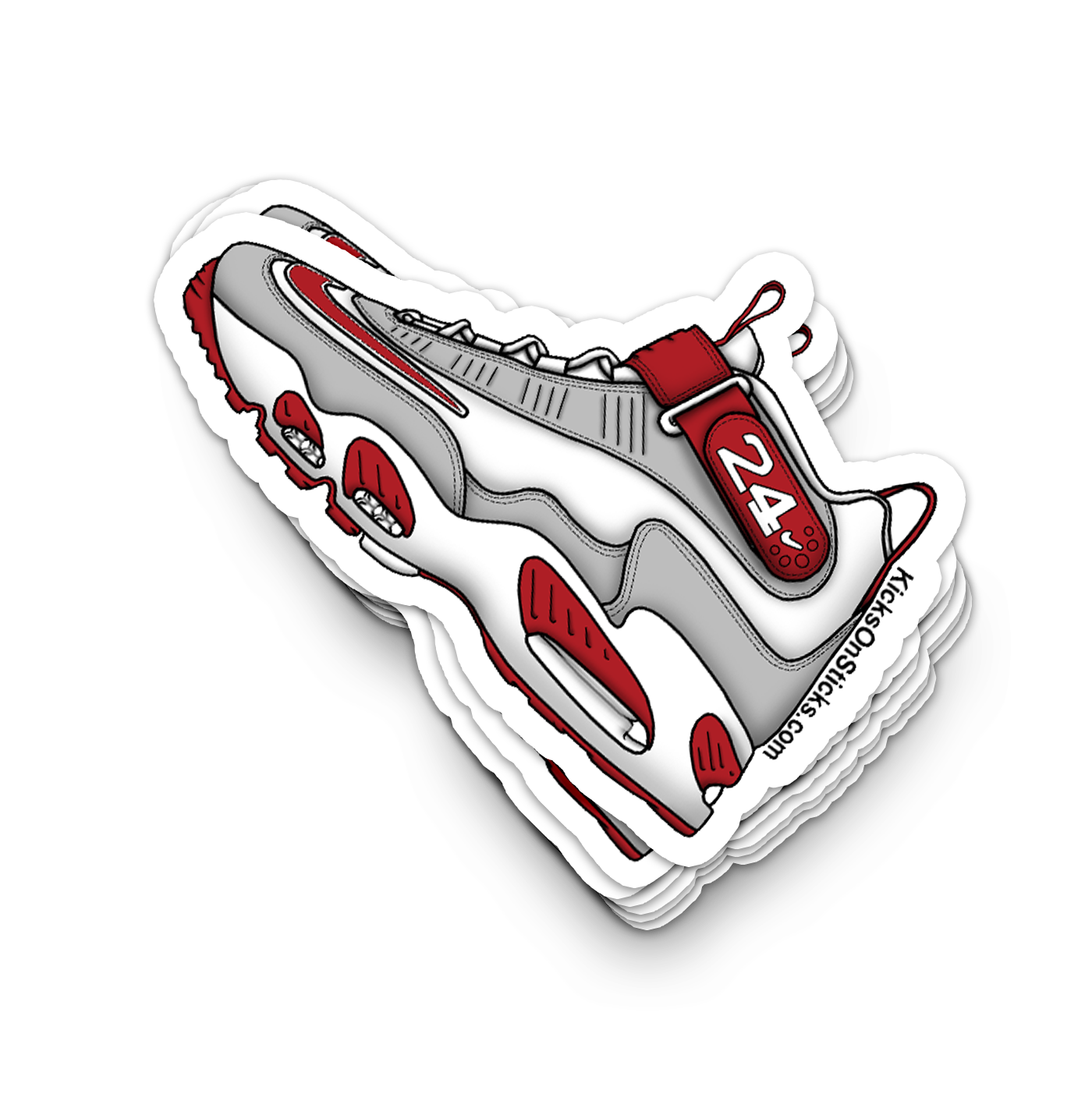Griffey Max "Cincinnati Reds" Sneaker Sticker