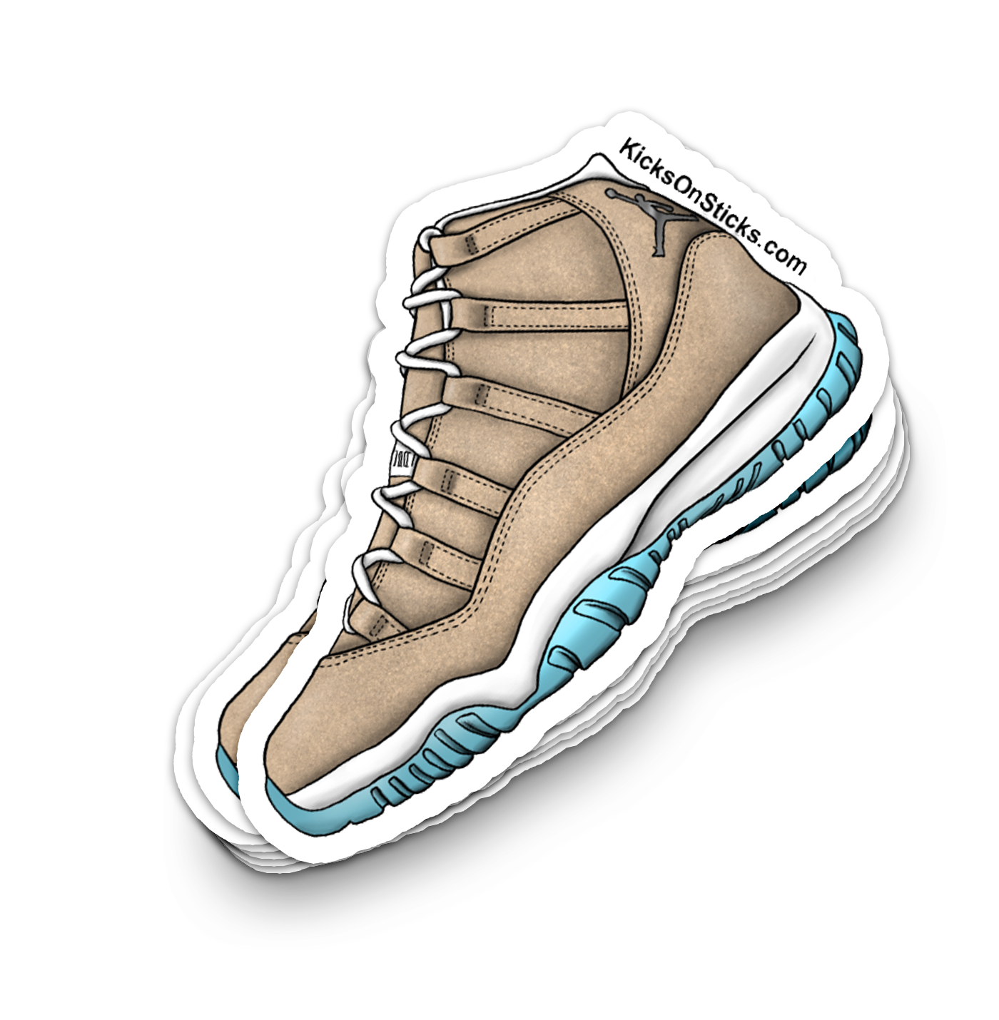 Jordan 11 "Houston" Sneaker Sticker