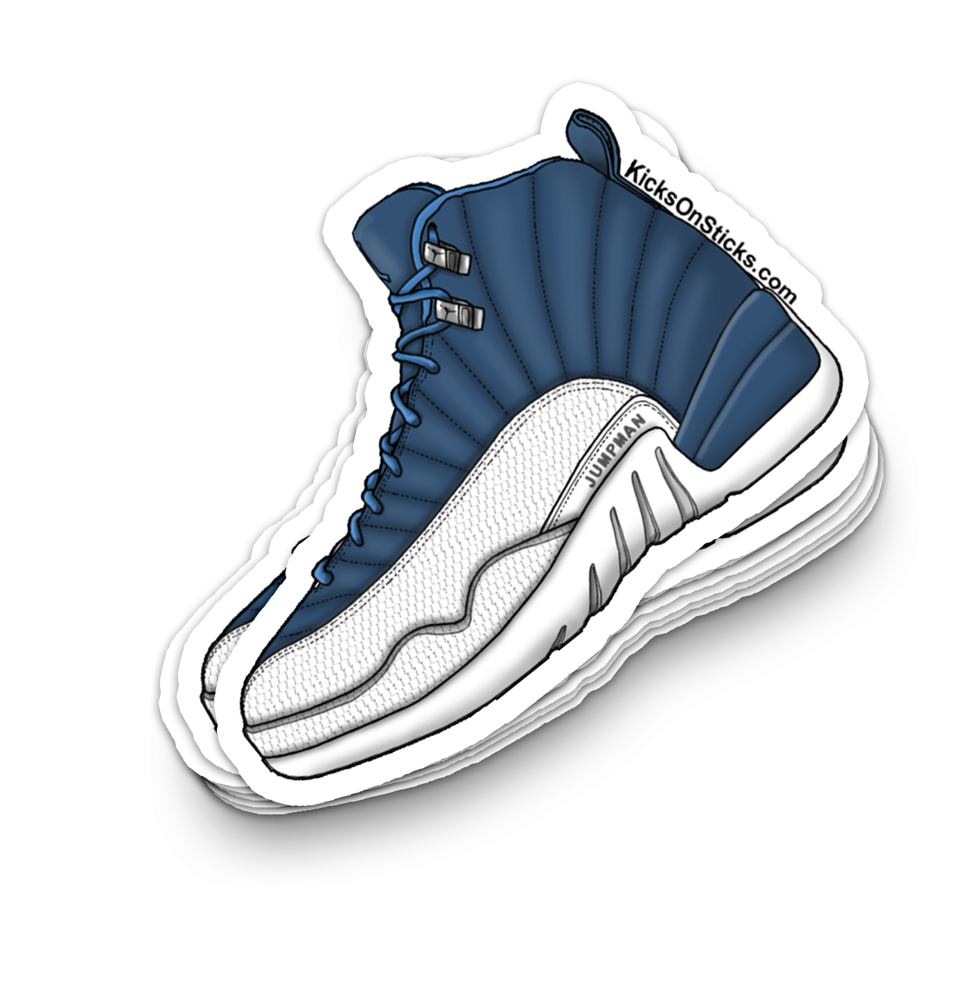 Jordan 12 "Indigo" Sneaker Sticker
