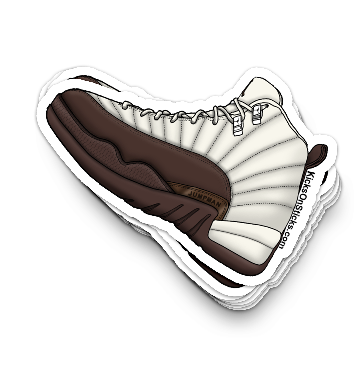 Jordan 12 Solefly Cafecito" Sneaker Sticker