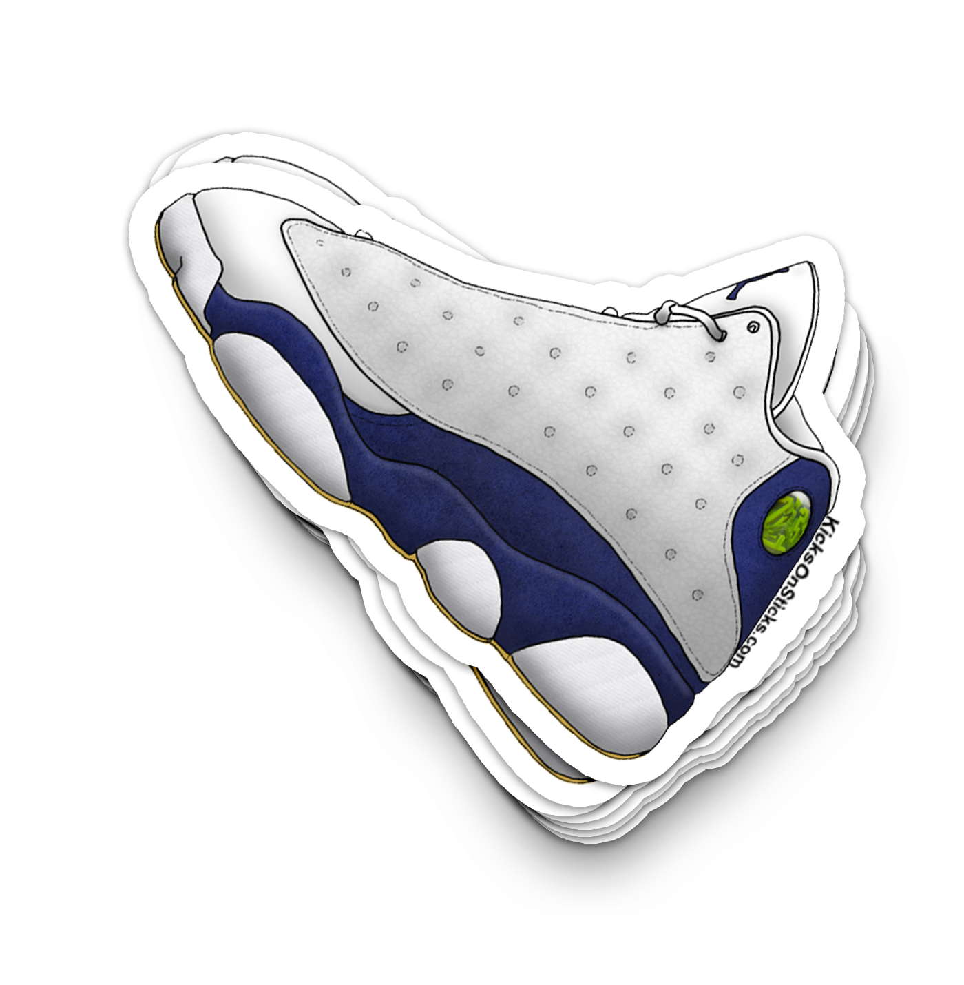 Jordan 13 "Midnight Navy" Sneaker Sticker