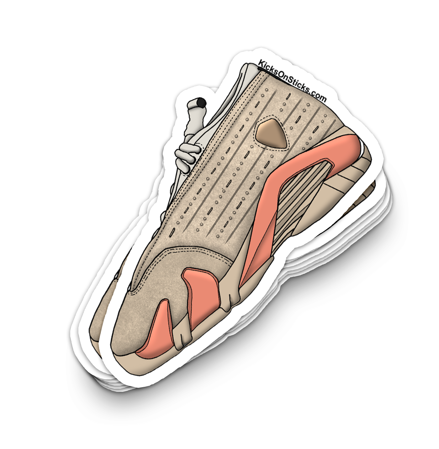 Jordan 14 "Clot" Sneaker Sticker