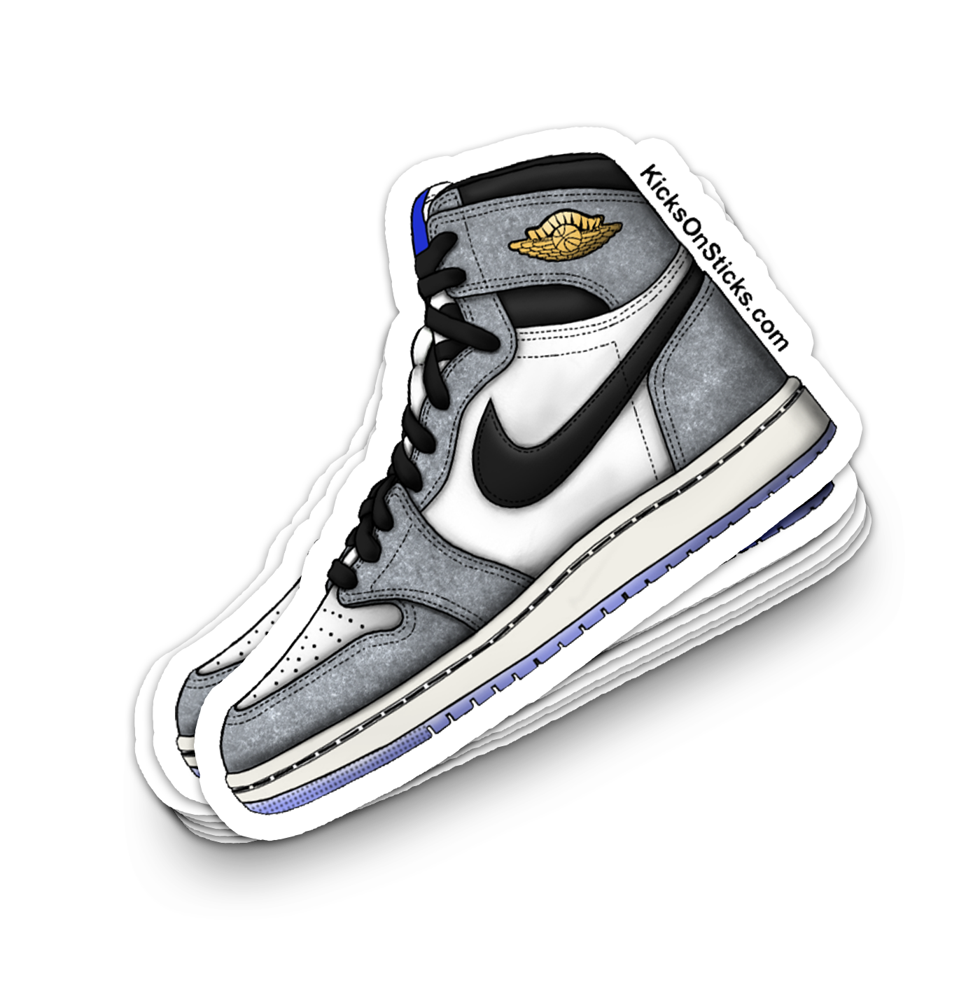 Jordan 1 "All Star Cool Grey" Sneaker Sticker