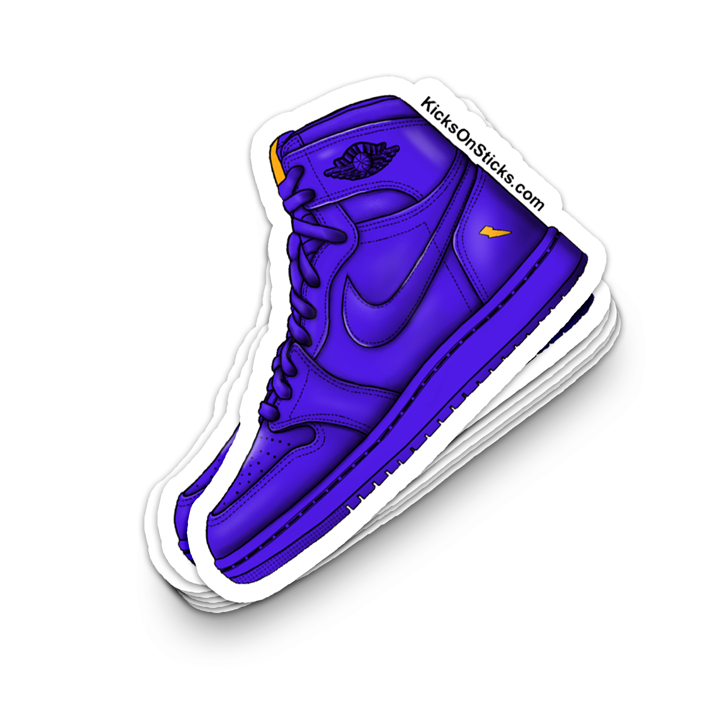 Jordan 1 "Gatorade" Purple Sneaker Sticker