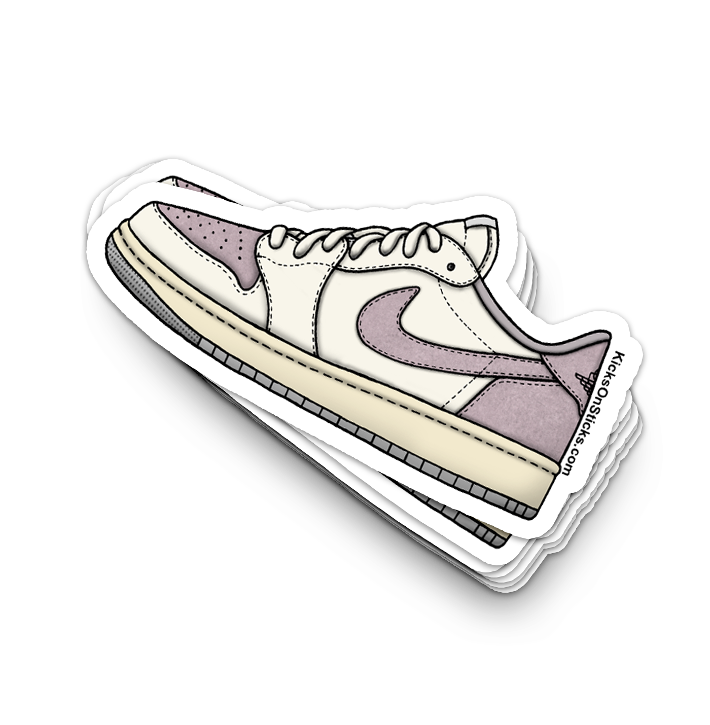 Jordan 1 Low "Atmosphere Grey" Sneaker Sticker