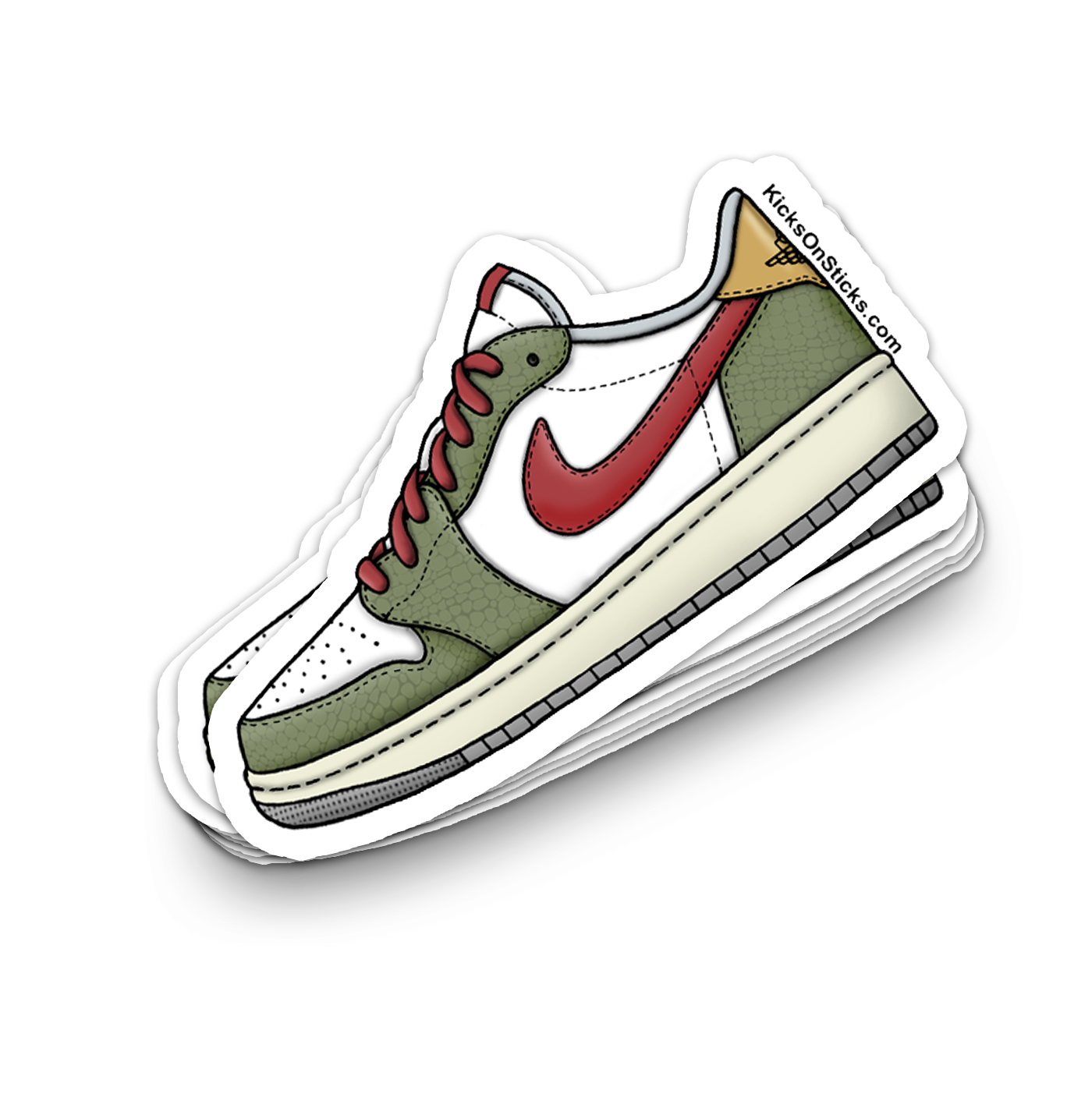 Jordan 1 Low "Chinese New Year 24" Sneaker Sticker