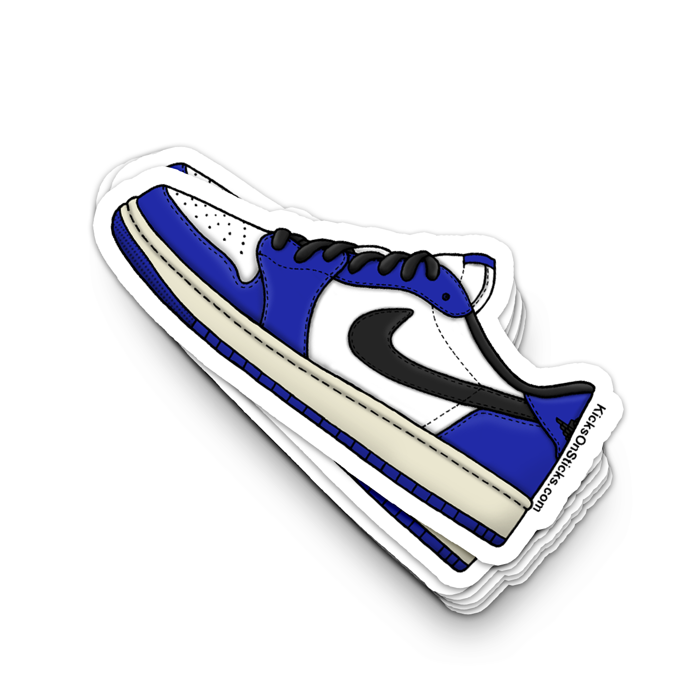 Jordan 1 Low "Game Royal" Sneaker Sticker