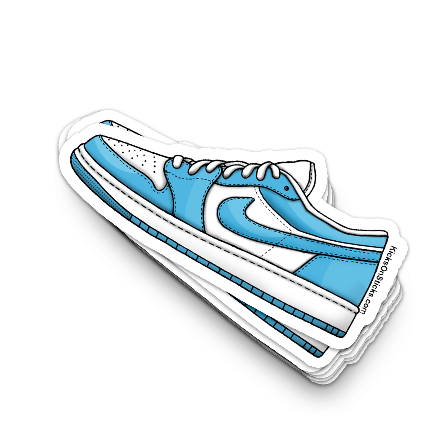 Jordan 1 Low "Legend Blue" Sneaker Sticker